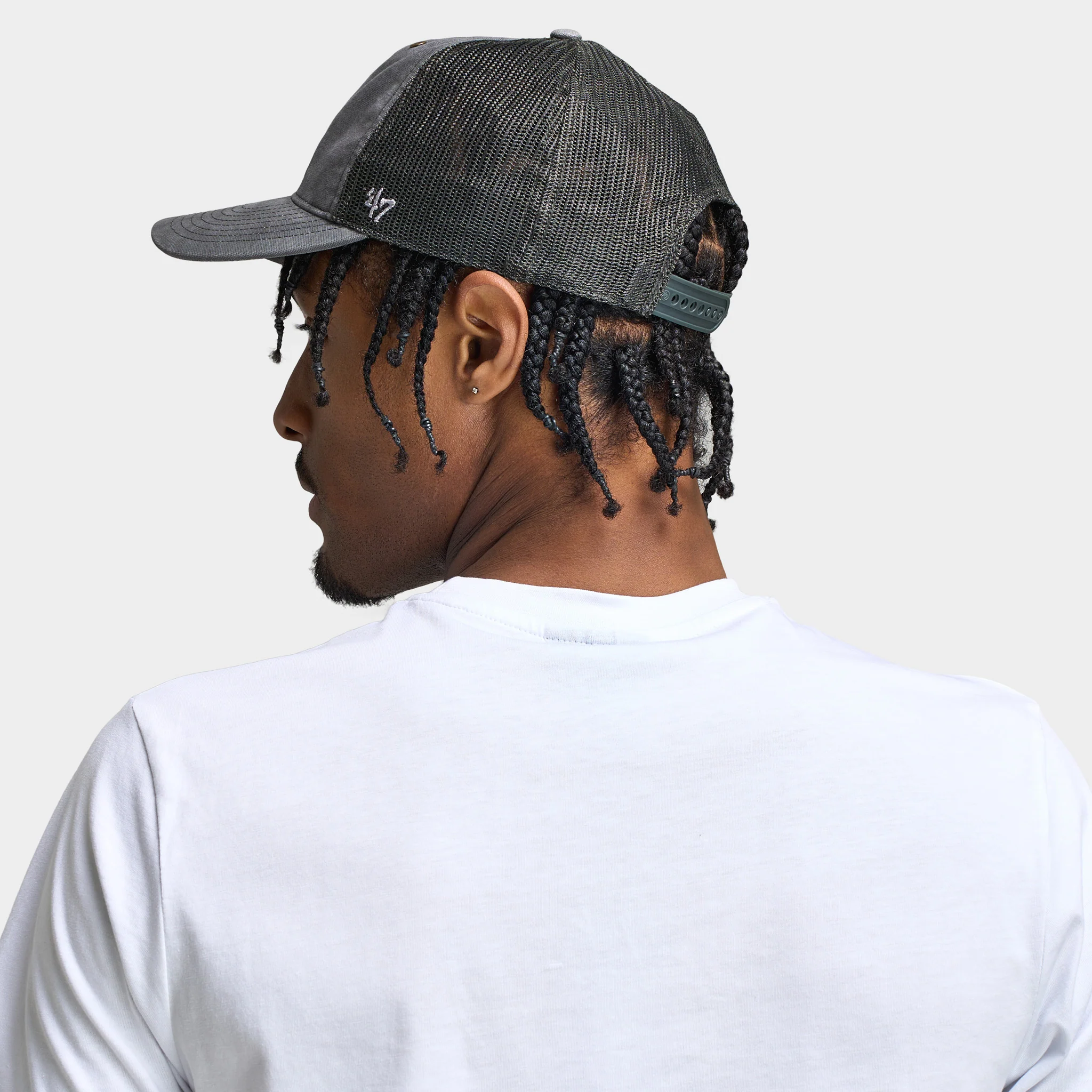 47  Brand x Carhartt Los Angeles Dodgers Dyed Trucker / Black - Image 3