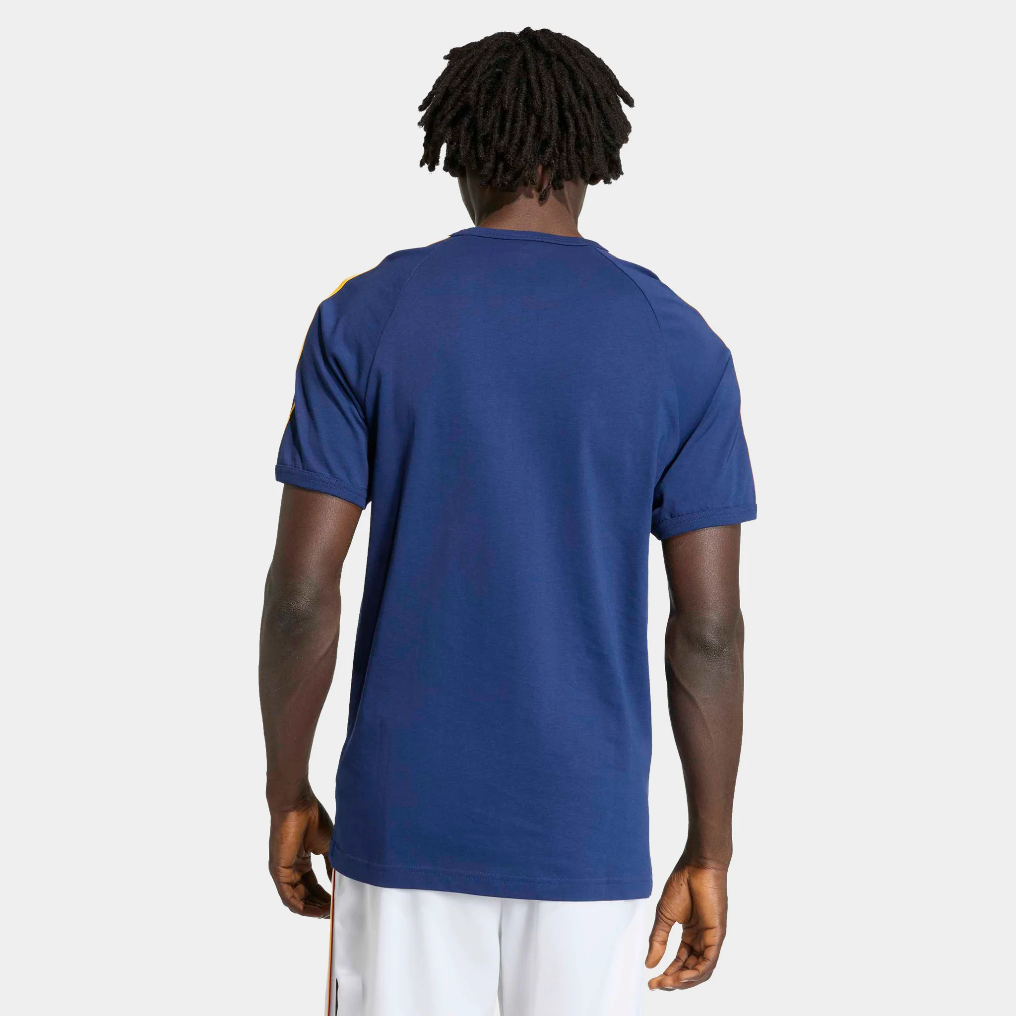 adidas 3-Stripes T-shirt Victory Blue / Bold Green - White - Image 2