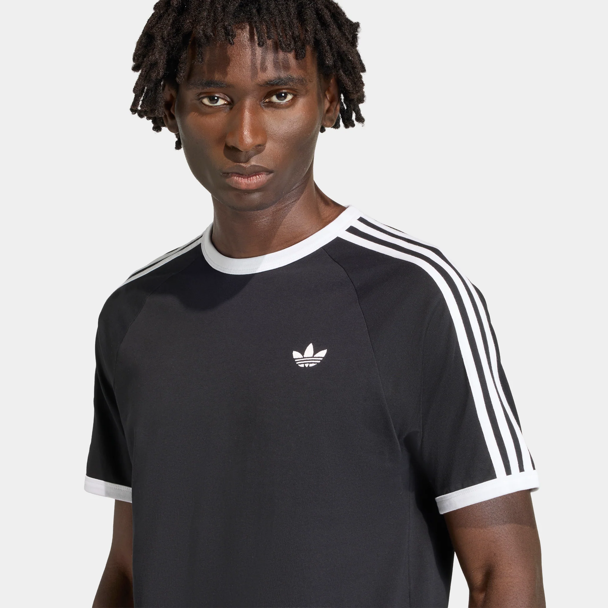 adidas 3 Stripes T-Shirt / Black - Image 3