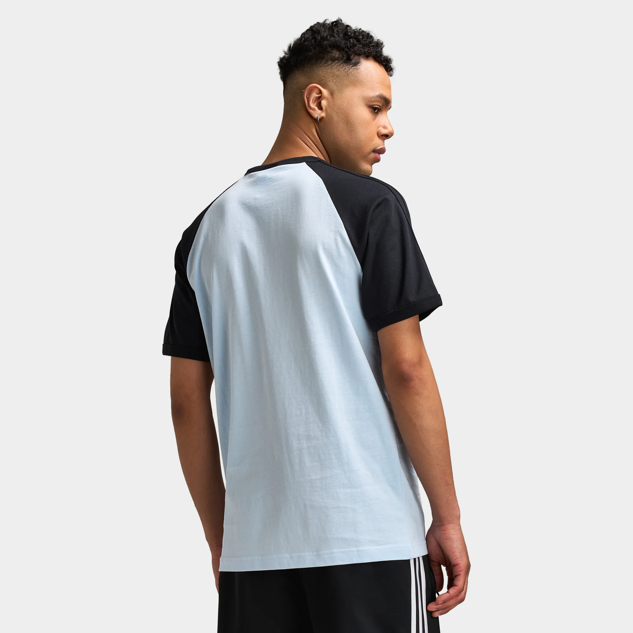 adidas 3 Stripes Tee / Crystal Sky - Image 2