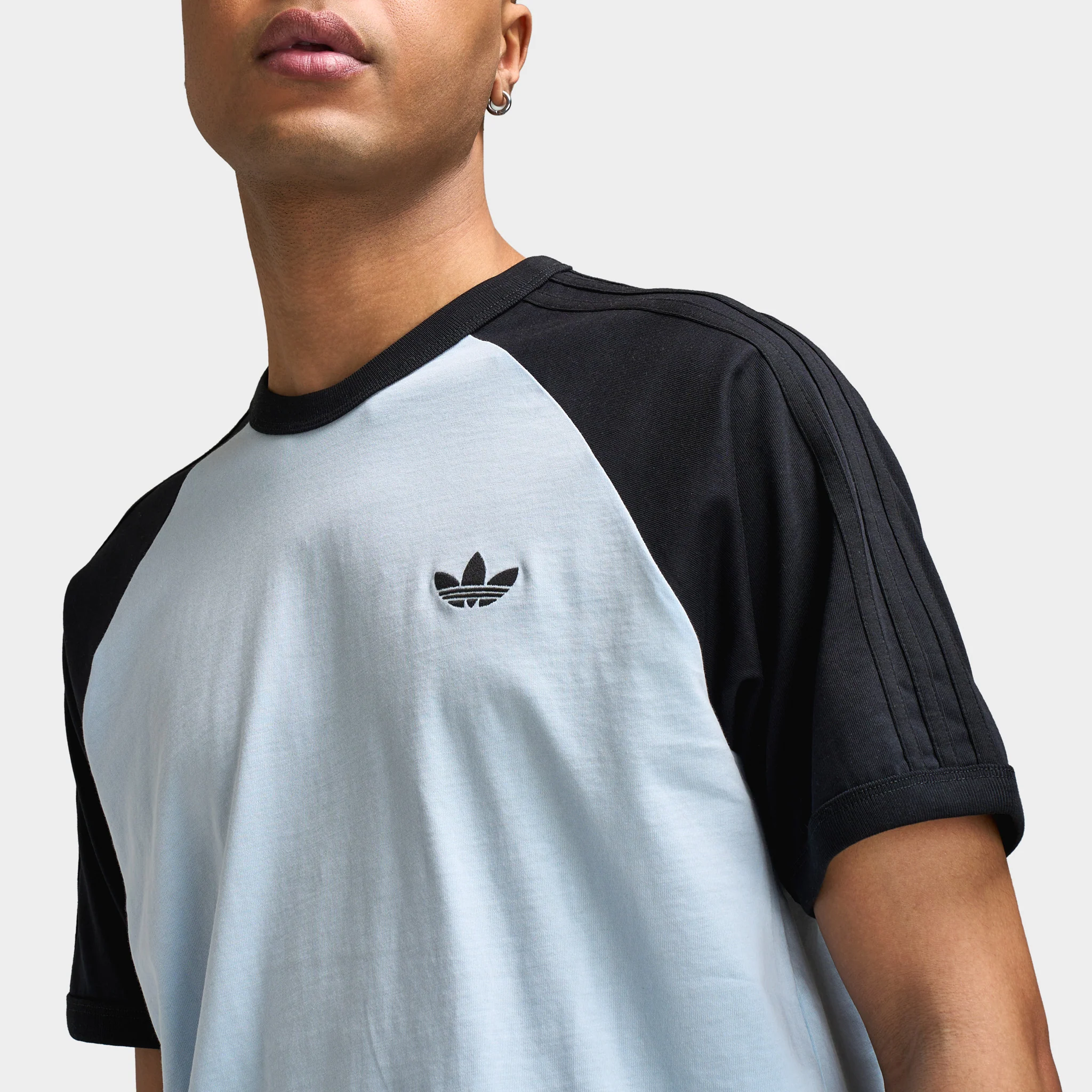 adidas 3 Stripes Tee / Crystal Sky - Image 3