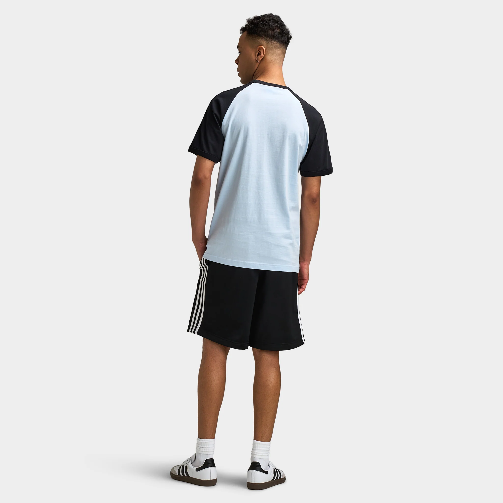 adidas 3 Stripes Tee / Crystal Sky - Image 6