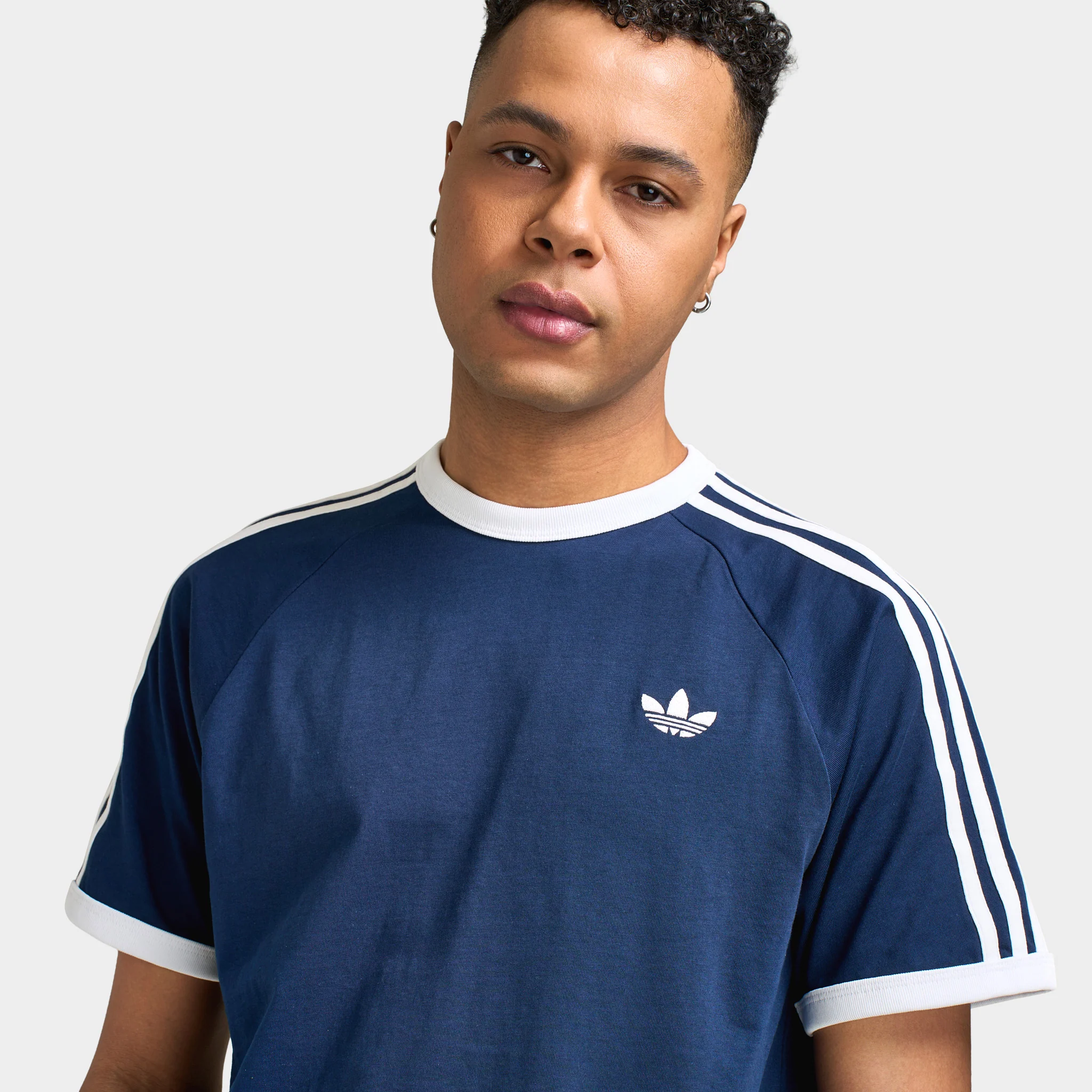 adidas 3 Stripes Tee / Night Indigo - Image 3