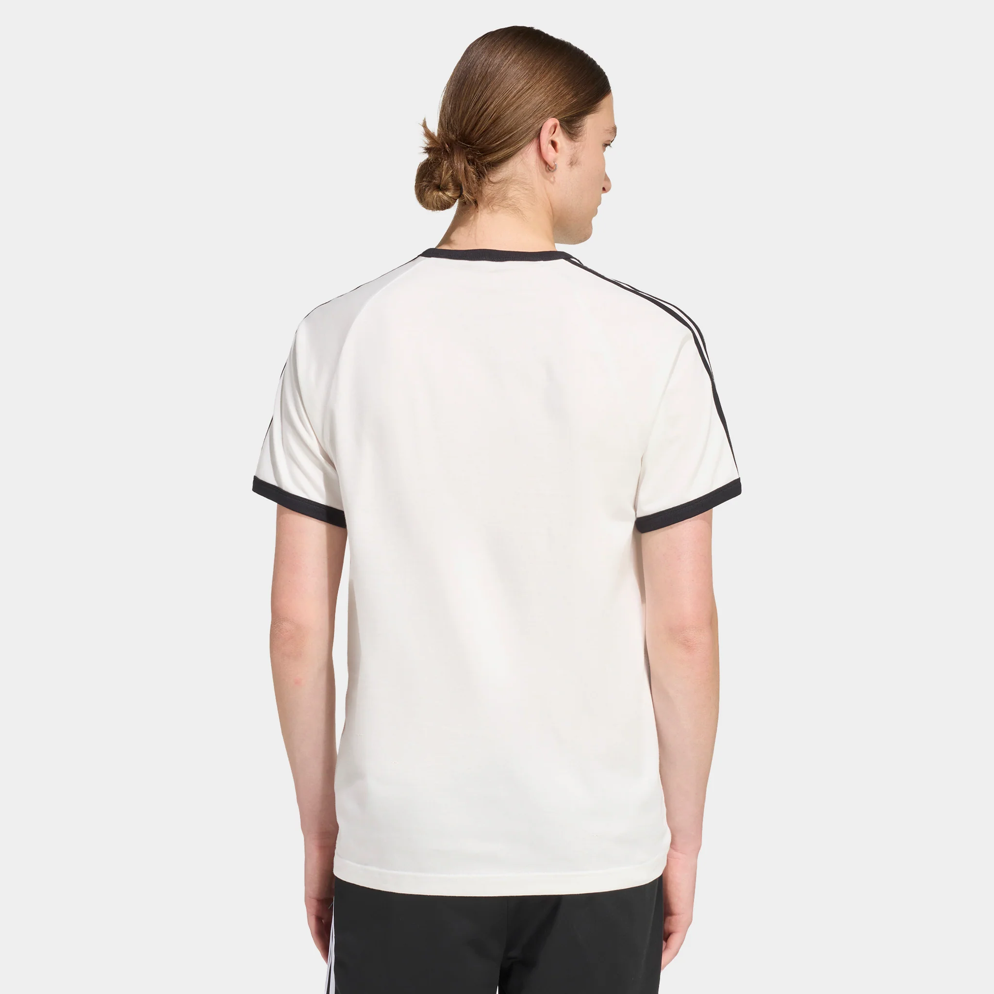 adidas 3 Stripes Tee / White - Image 2