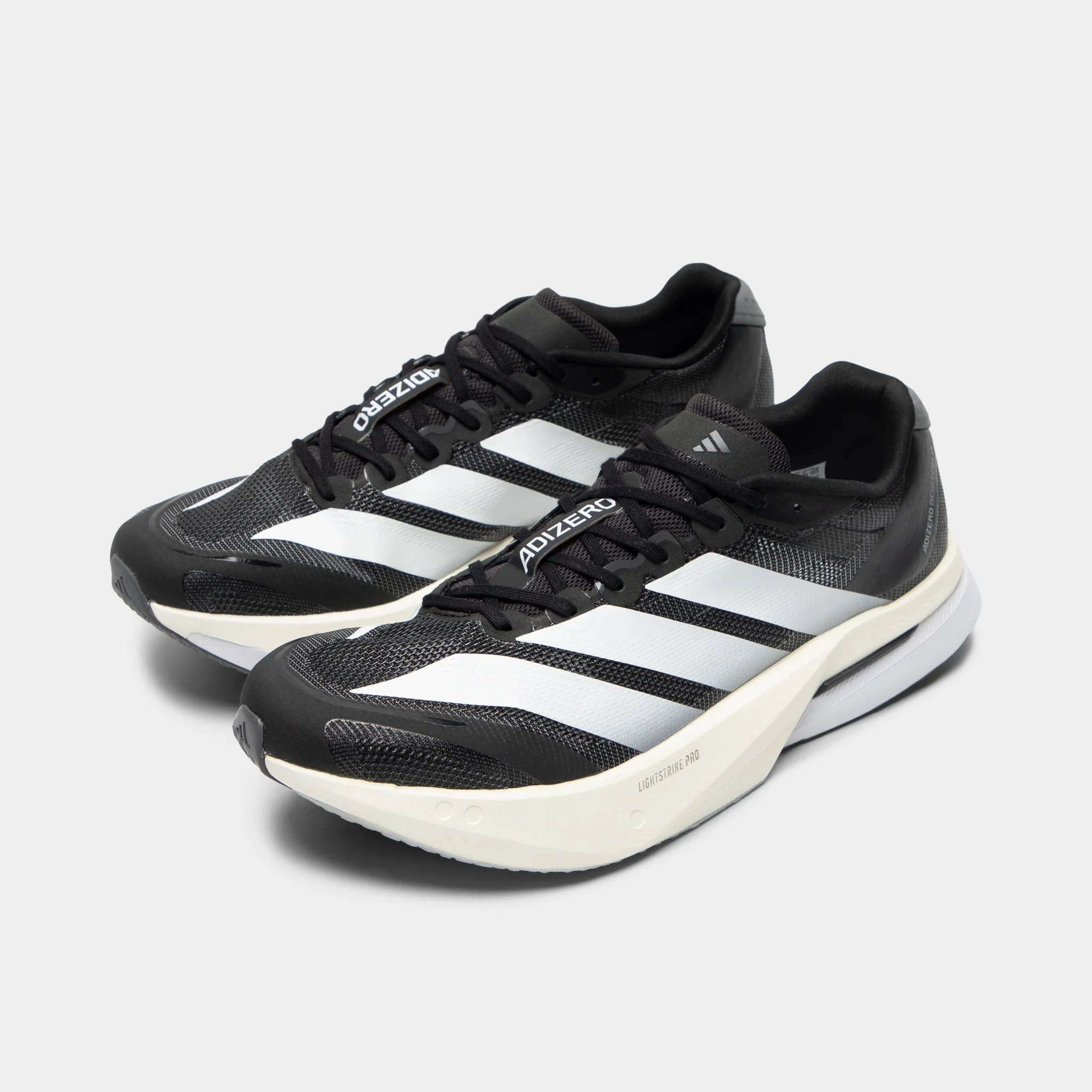 adidas Adizero Boston 13 Black / White - Grey - Image 2