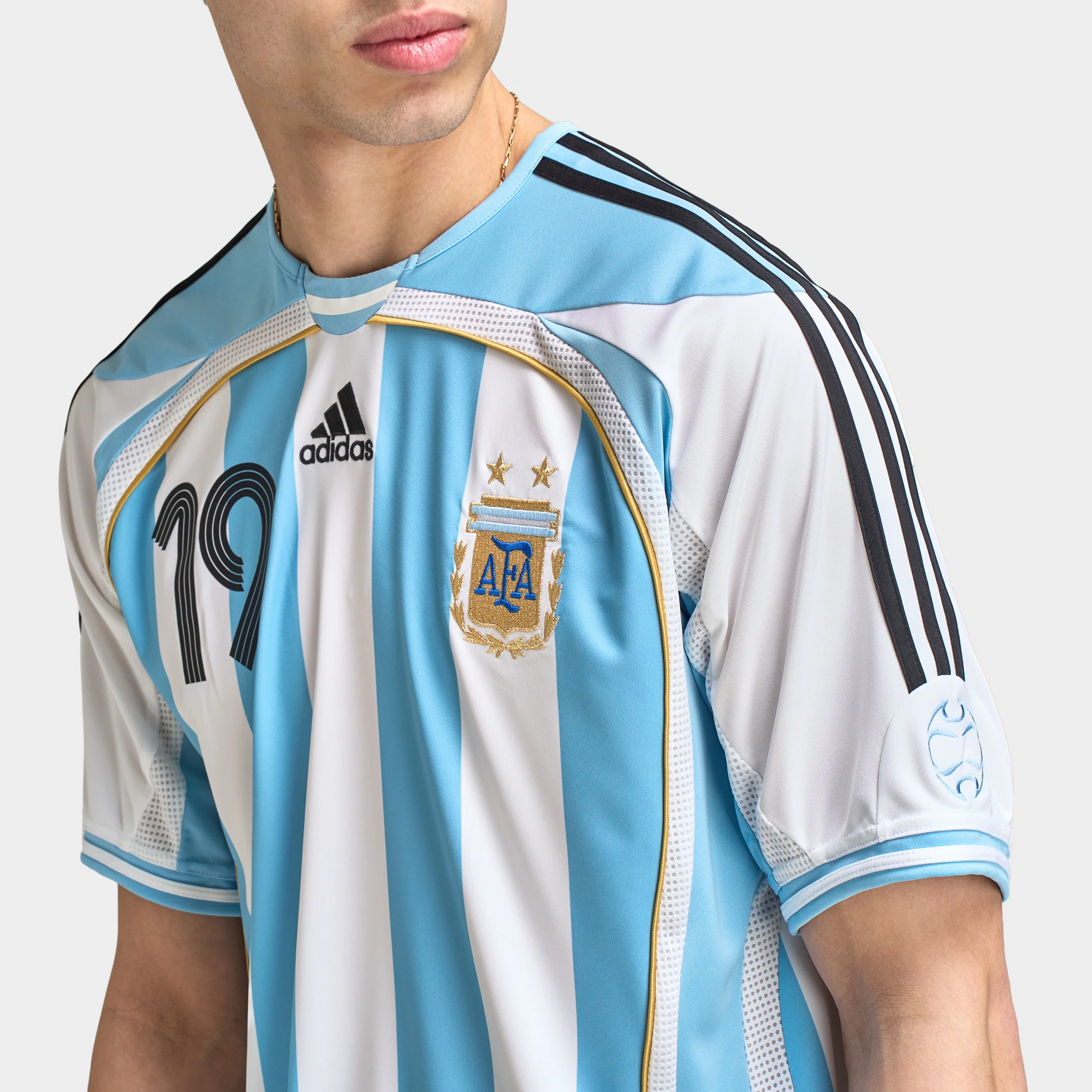 adidas Argentina Home Jersey 2006 Messi / White - Image 5