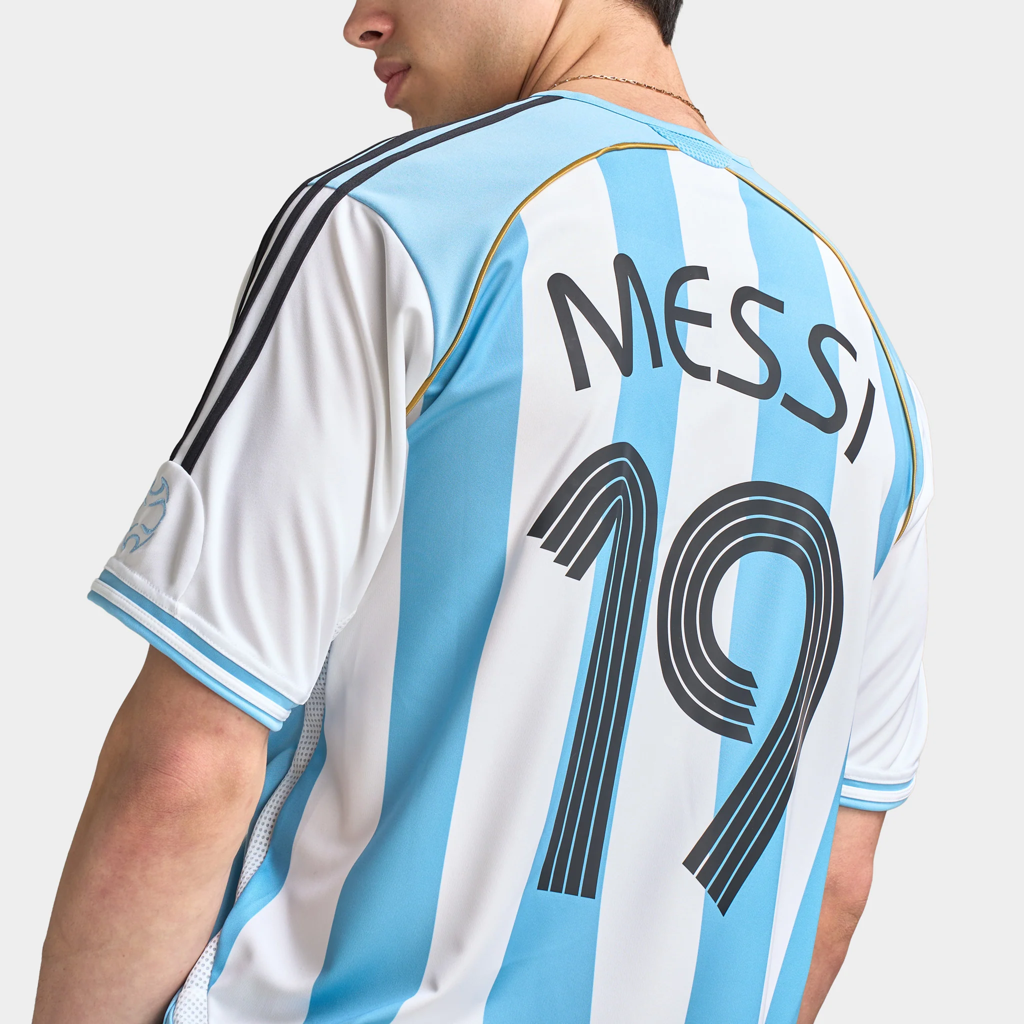adidas Argentina Home Jersey 2006 Messi / White - Image 6