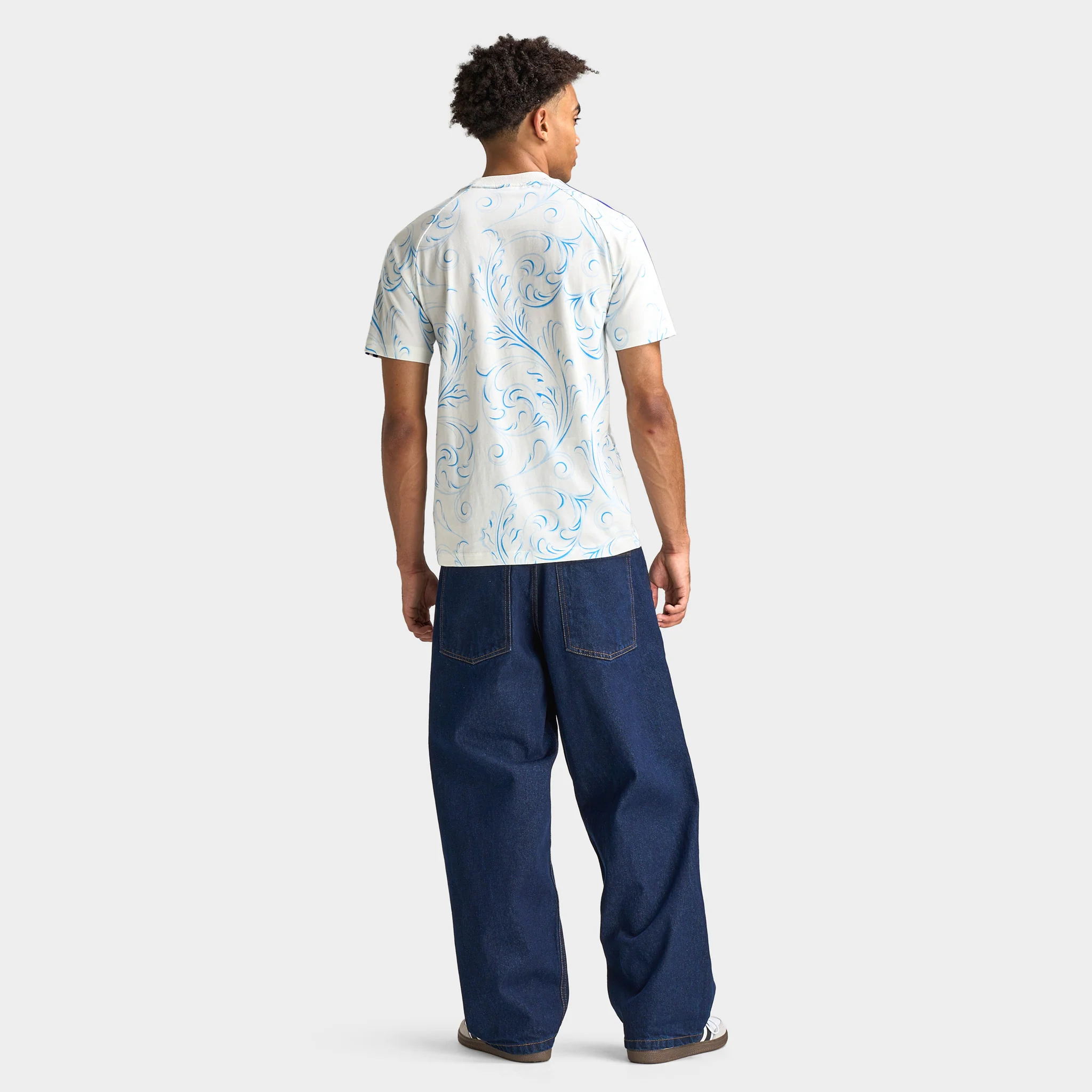 adidas Argentina Originals All Over Print T-Shirt / Off Whit - Image 6