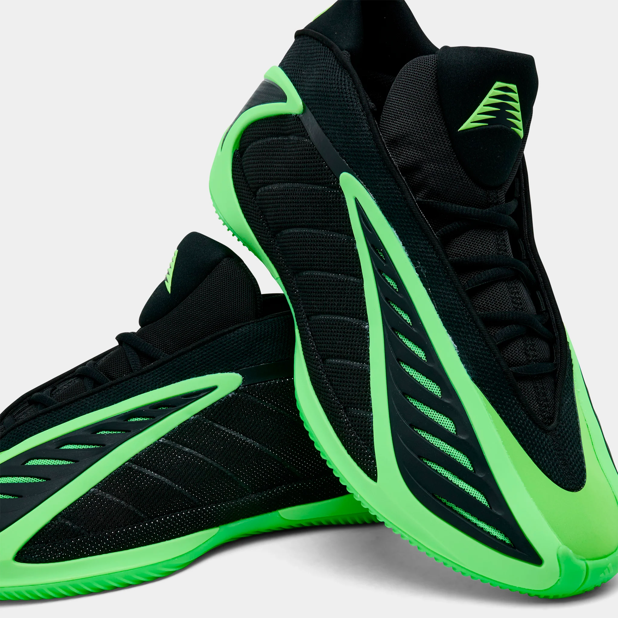 adidas Anthony Edwards 2 Black / Lime Burst - Black - Image 3