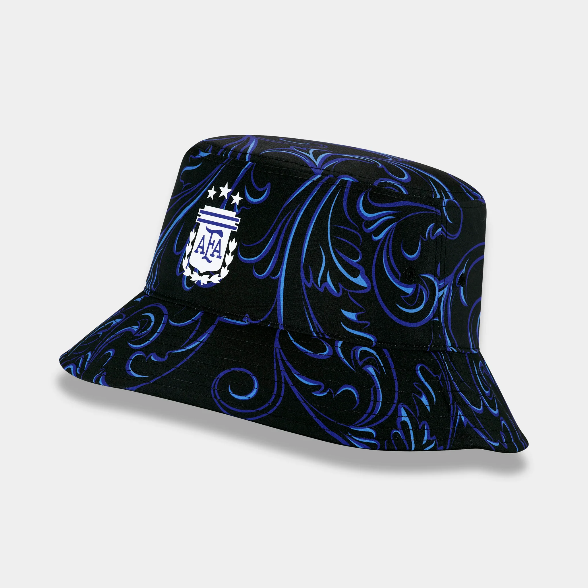 adidas Argentina AFA Bucket Hat Lucid Blue / White - Image 2