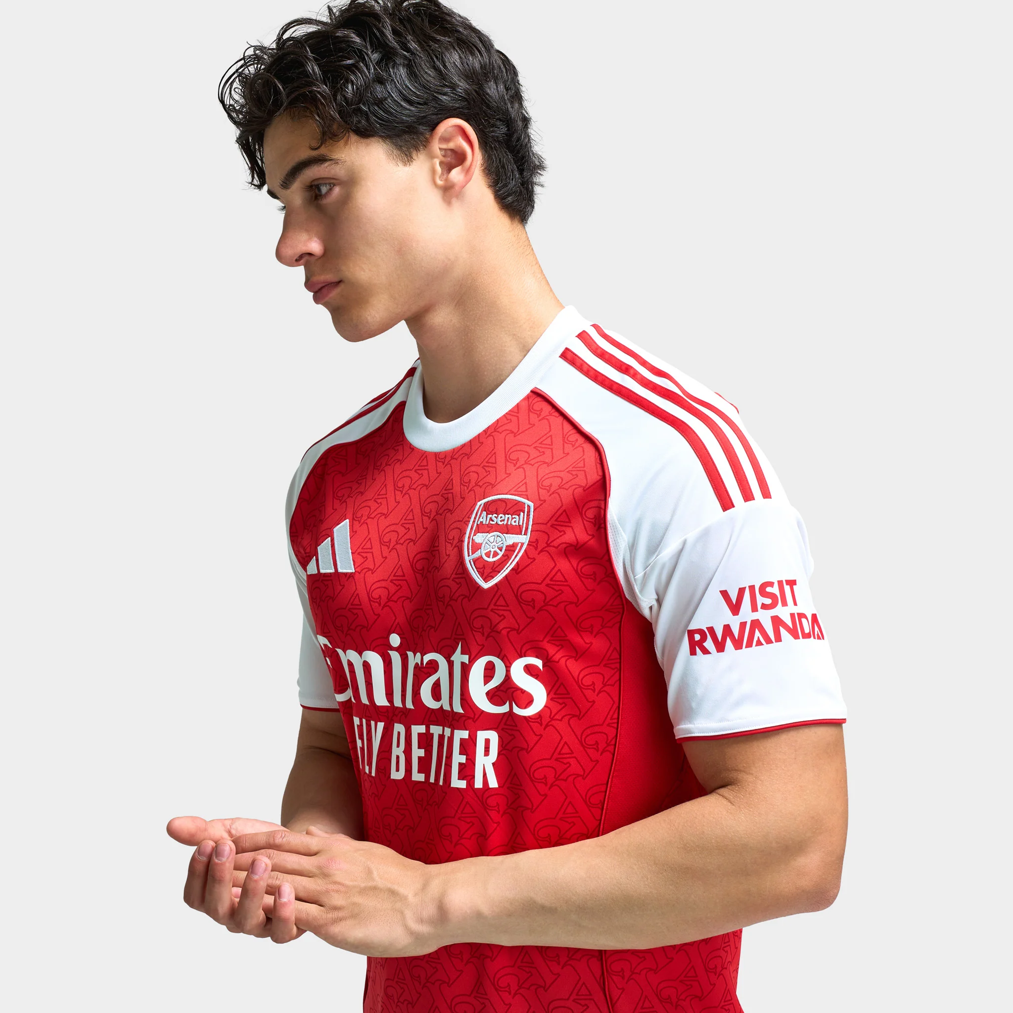 adidas Arsenal 25/26 Home Jersey Better Scarlet / White - Image 4