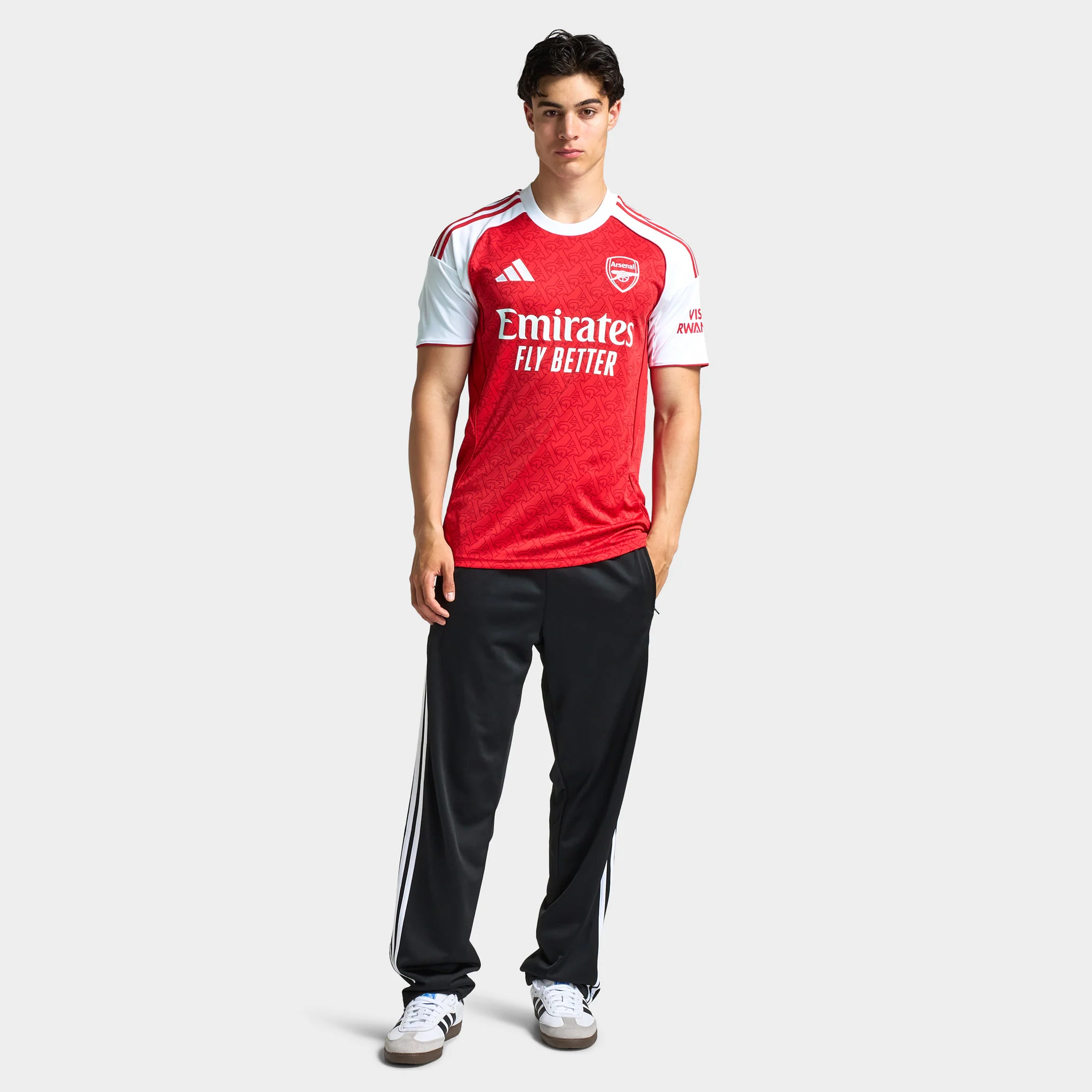 adidas Arsenal 25/26 Home Jersey Better Scarlet / White - Image 6
