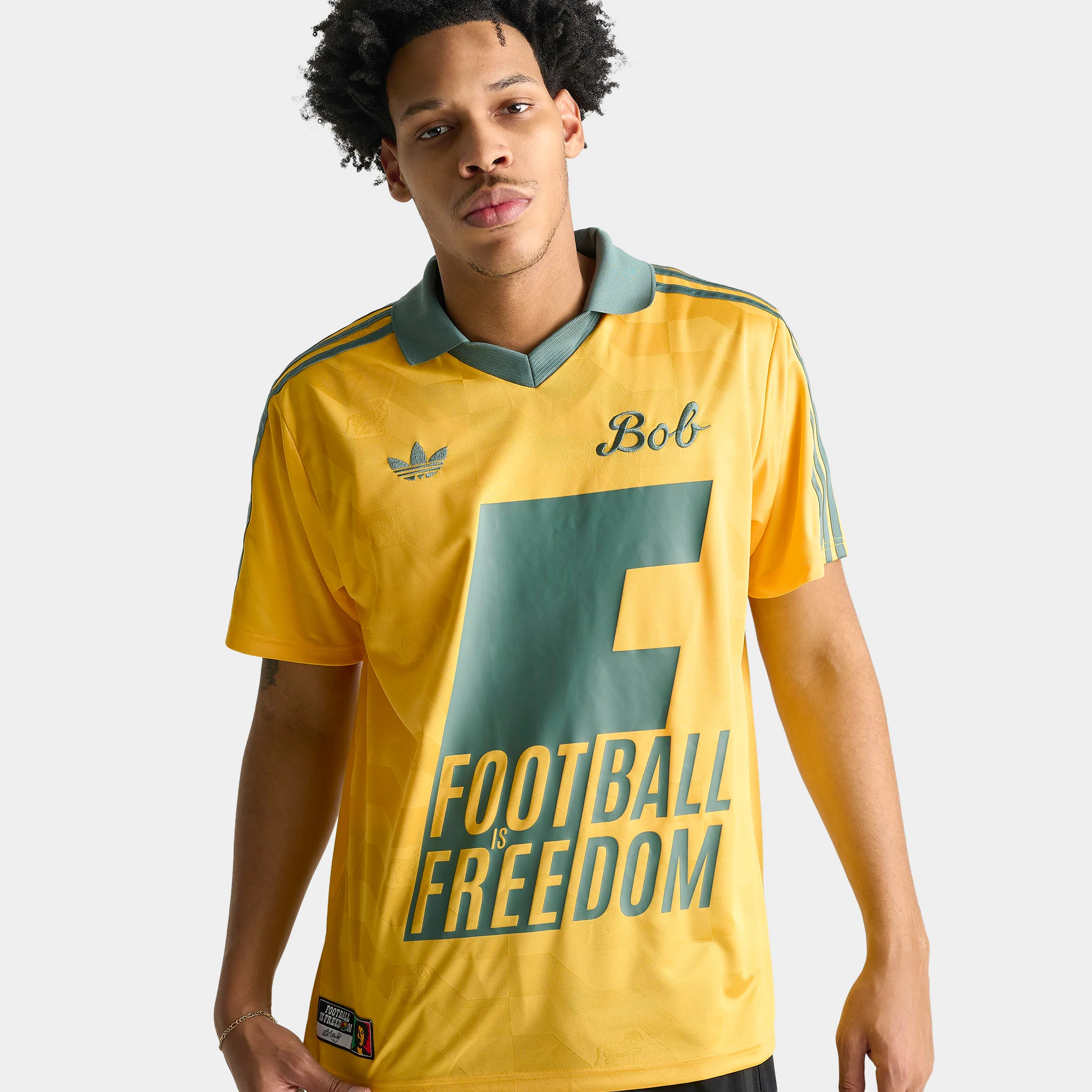 adidas Bob Marley OG Jersey / Bold Gold - Image 3