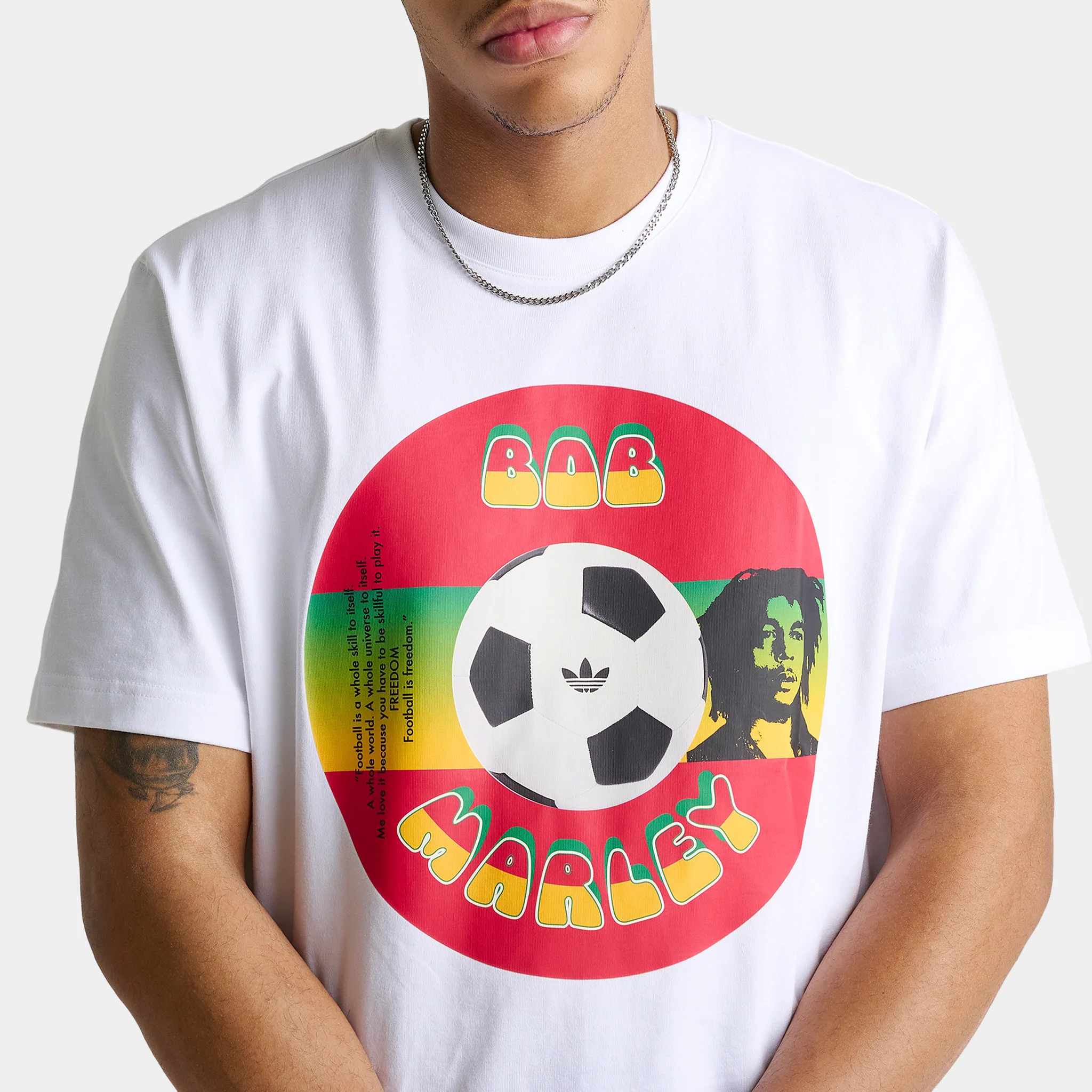 adidas Bob Marley OG T-shirt / White - Image 3