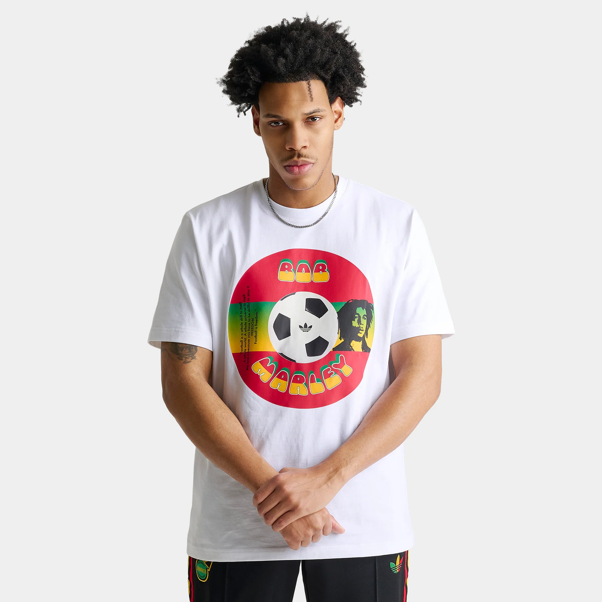adidas Bob Marley OG T-shirt / White - Image 5