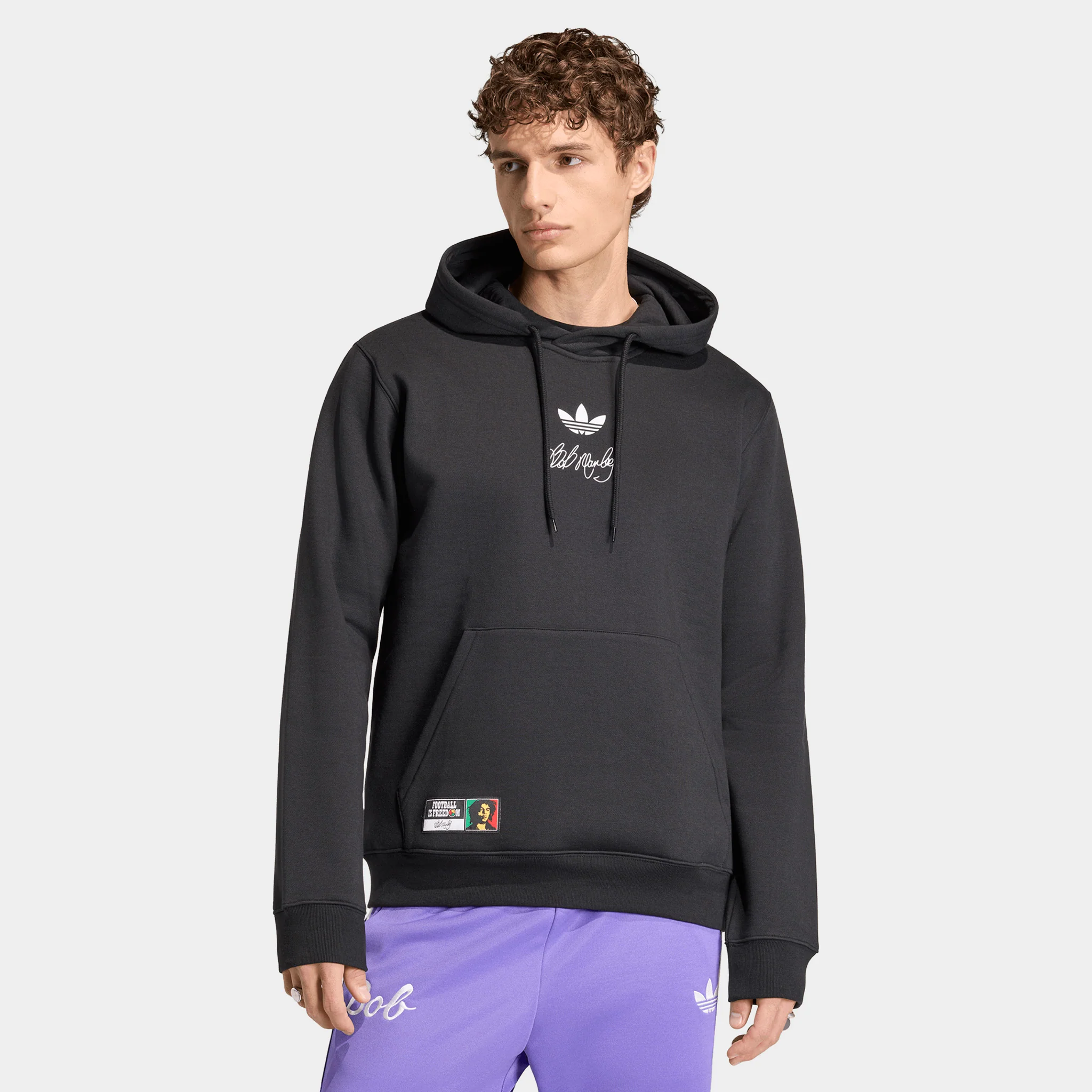 adidas Bob Marley OG Hoodie / Black - Image 5