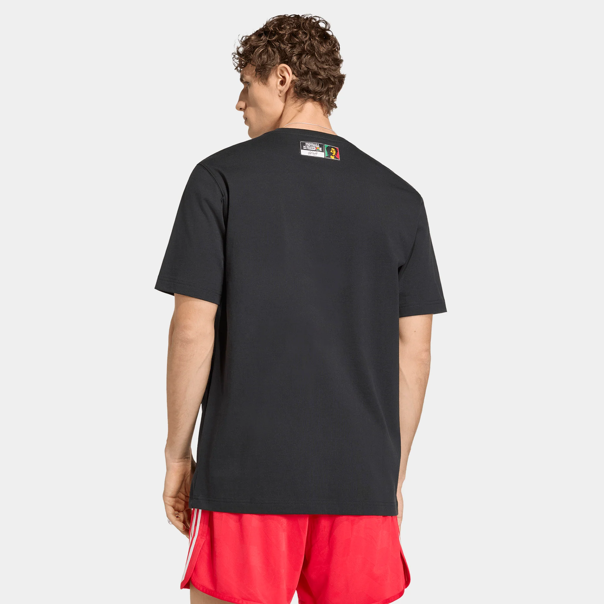 adidas Bob Marley Front Graphic Tee / Black - Image 2