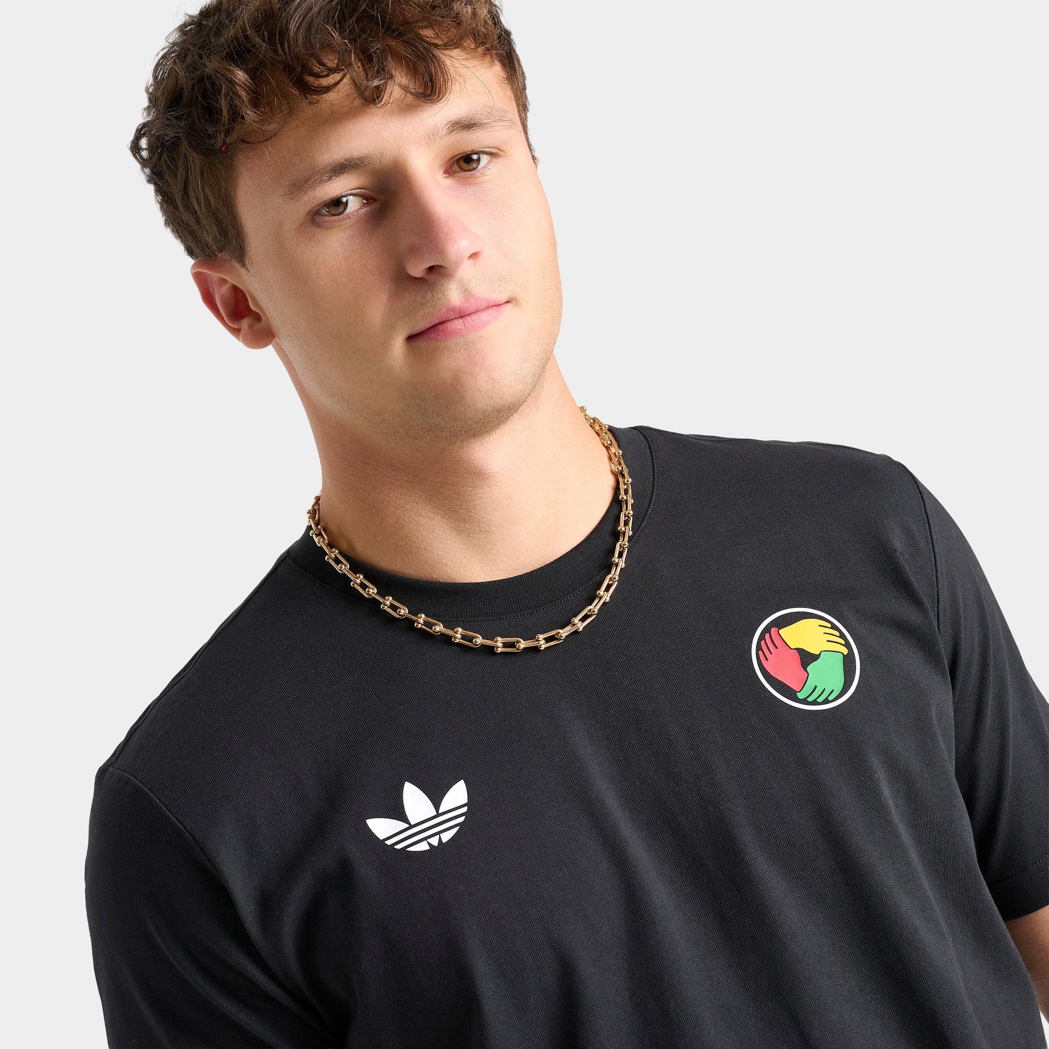 adidas Bob Marley Back Graphic Tee / Black - Image 4