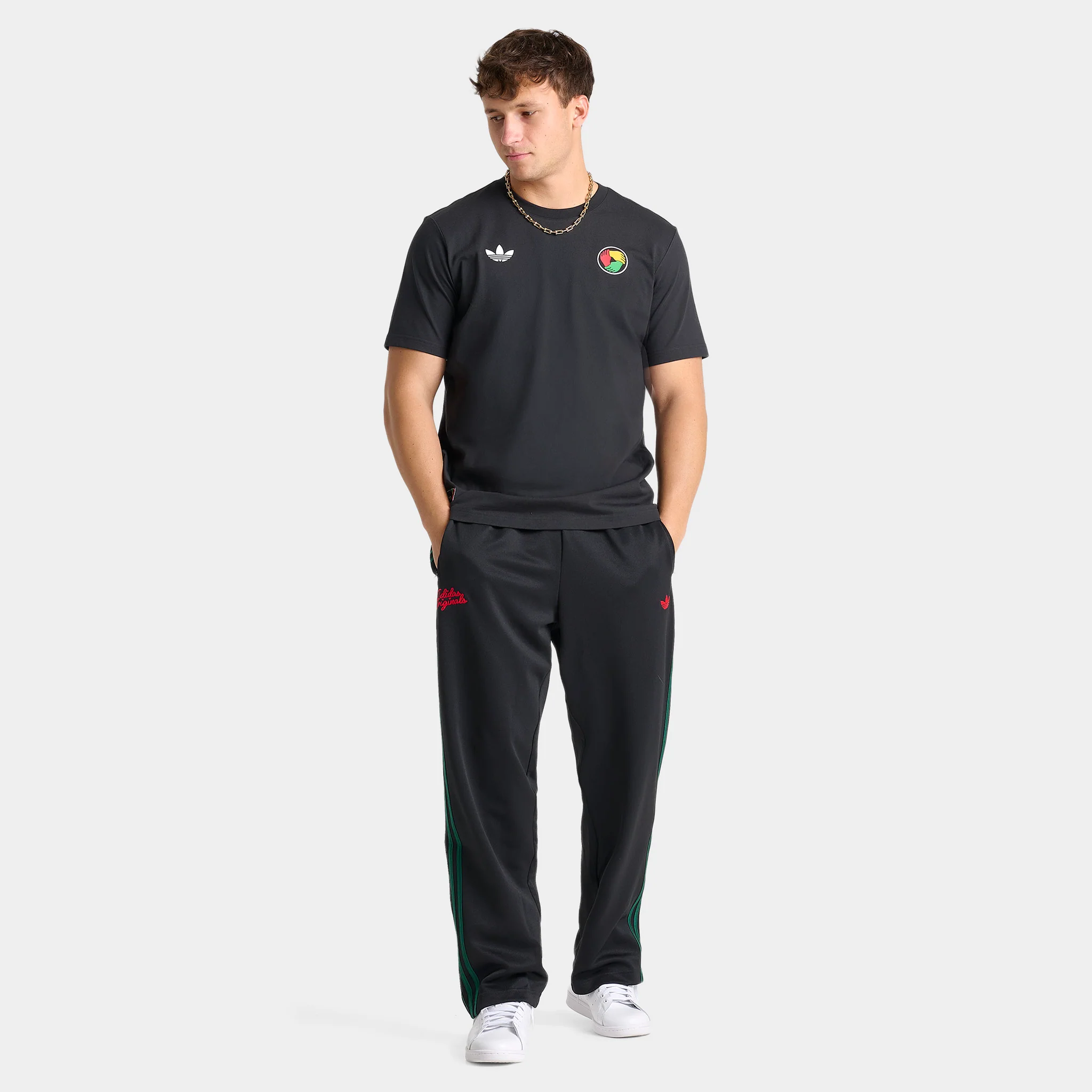adidas Bob Marley Back Graphic Tee / Black - Image 5