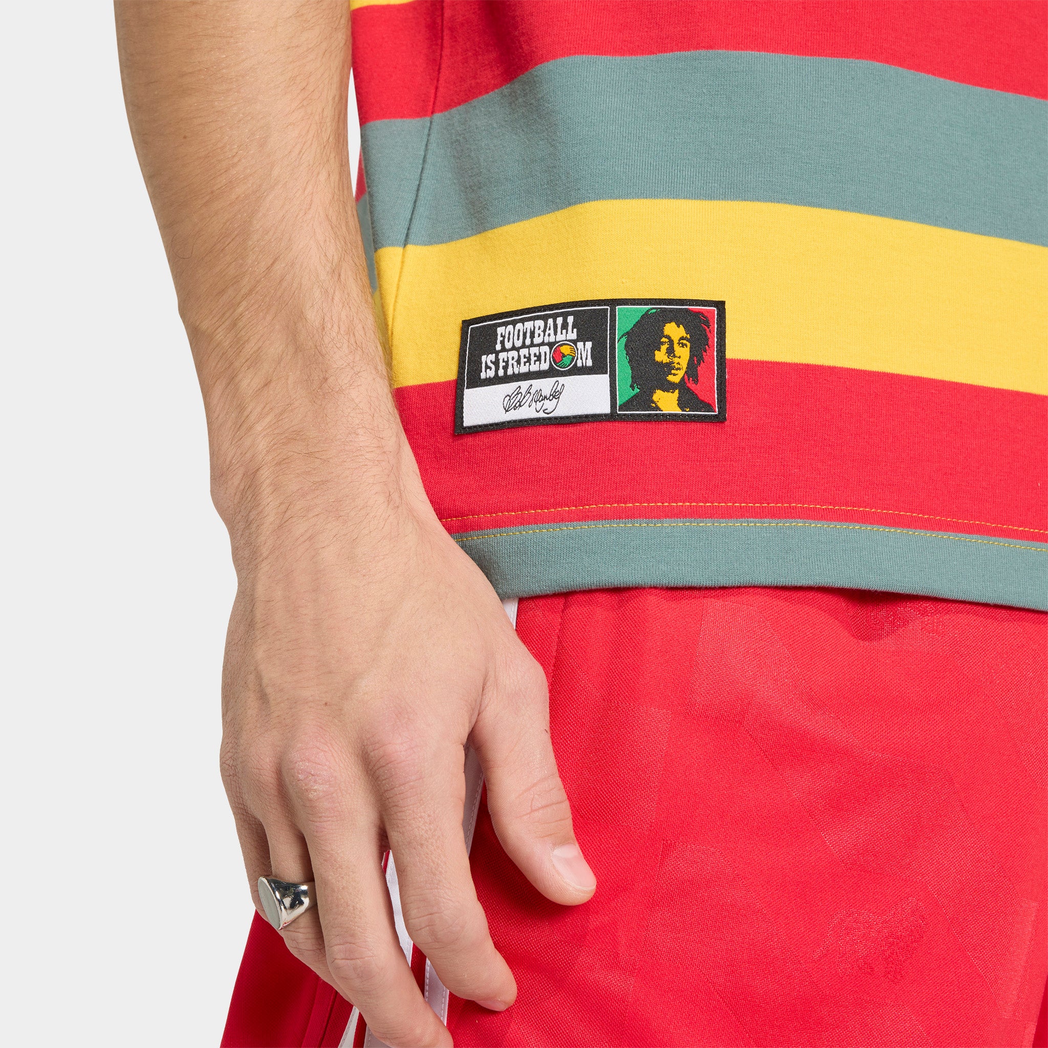 adidas Bob Marley OG T-Shirt / Multicolour - Image 3
