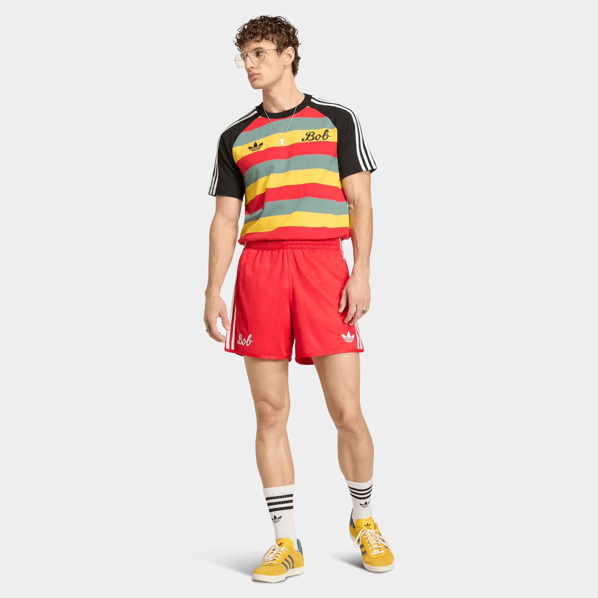 adidas Bob Marley OG T-Shirt / Multicolour - Image 4