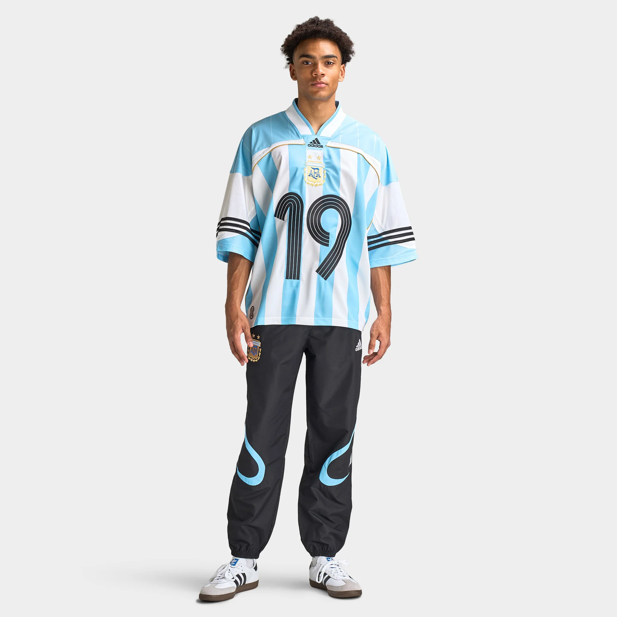 adidas Bringbacks Argentina Remixed Clear Blue / White - Black - Image 5