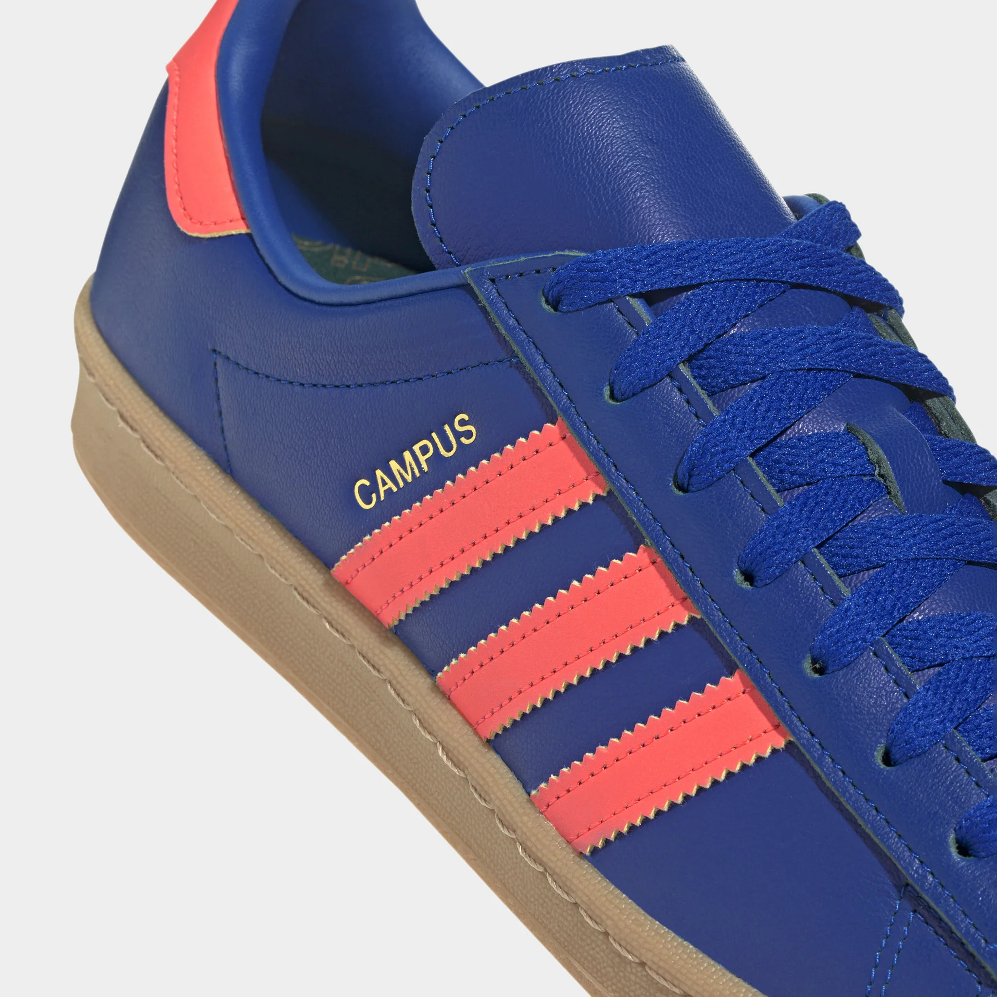 adidas Campus 80s Collegiate Royal / Solar Red - Gum - Image 3