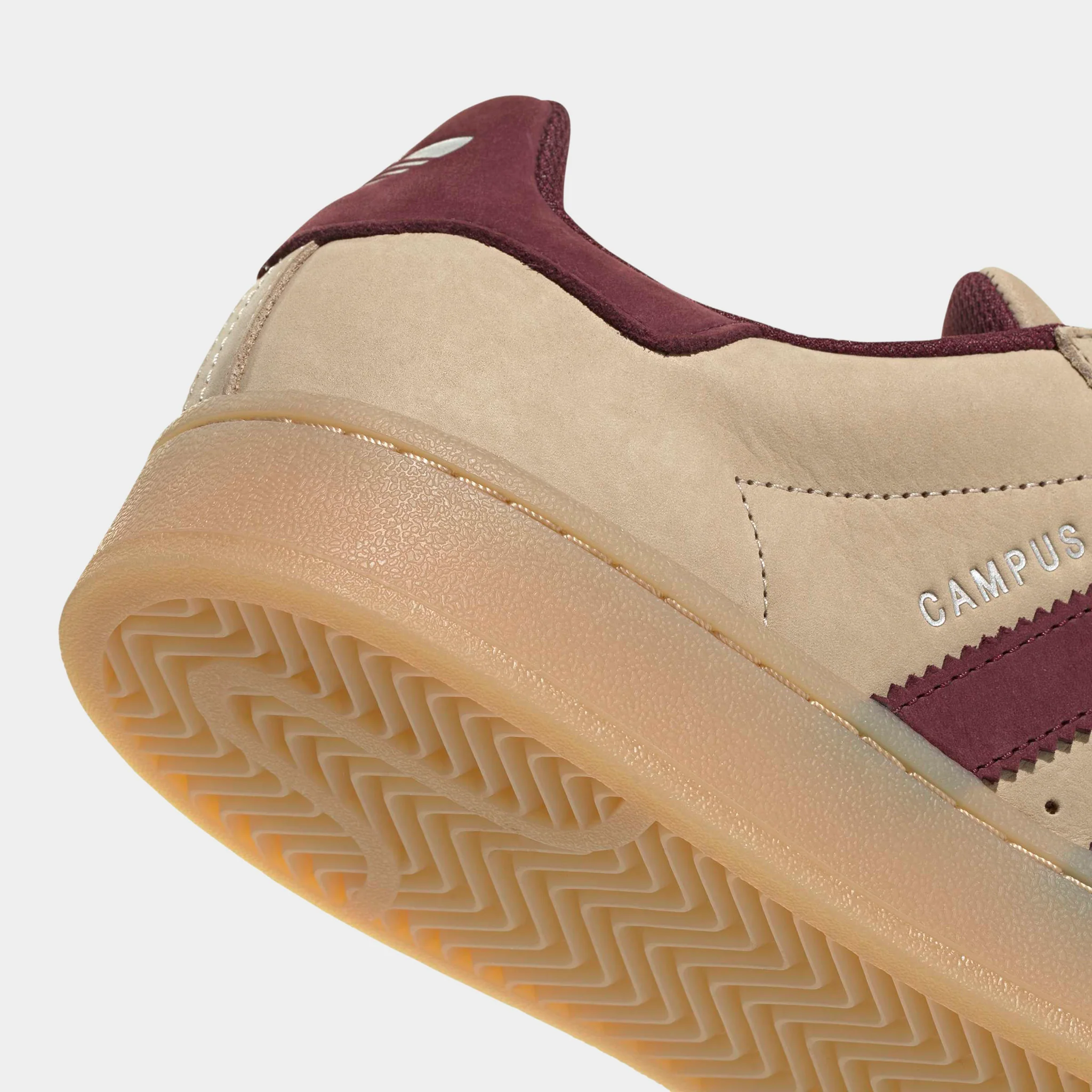 adidas Campus Stone Khaki / Maroon - Gum - Image 4