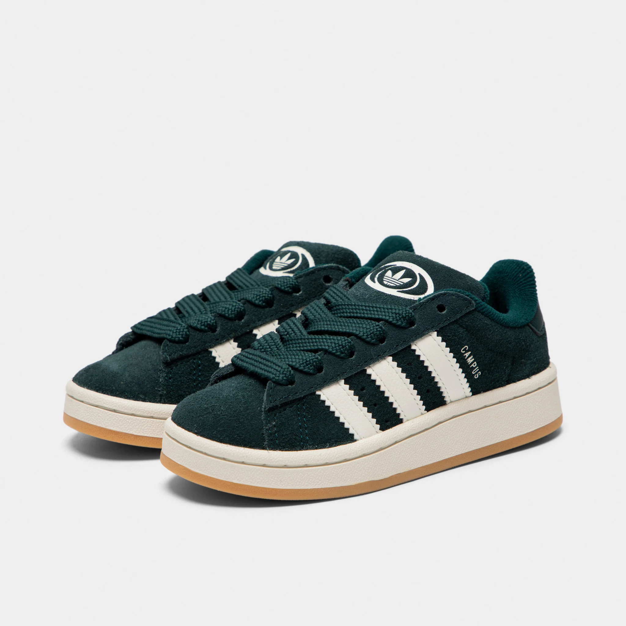 adidas Children's Campus 00s Aurora Ivy / White - Gum - Image 2