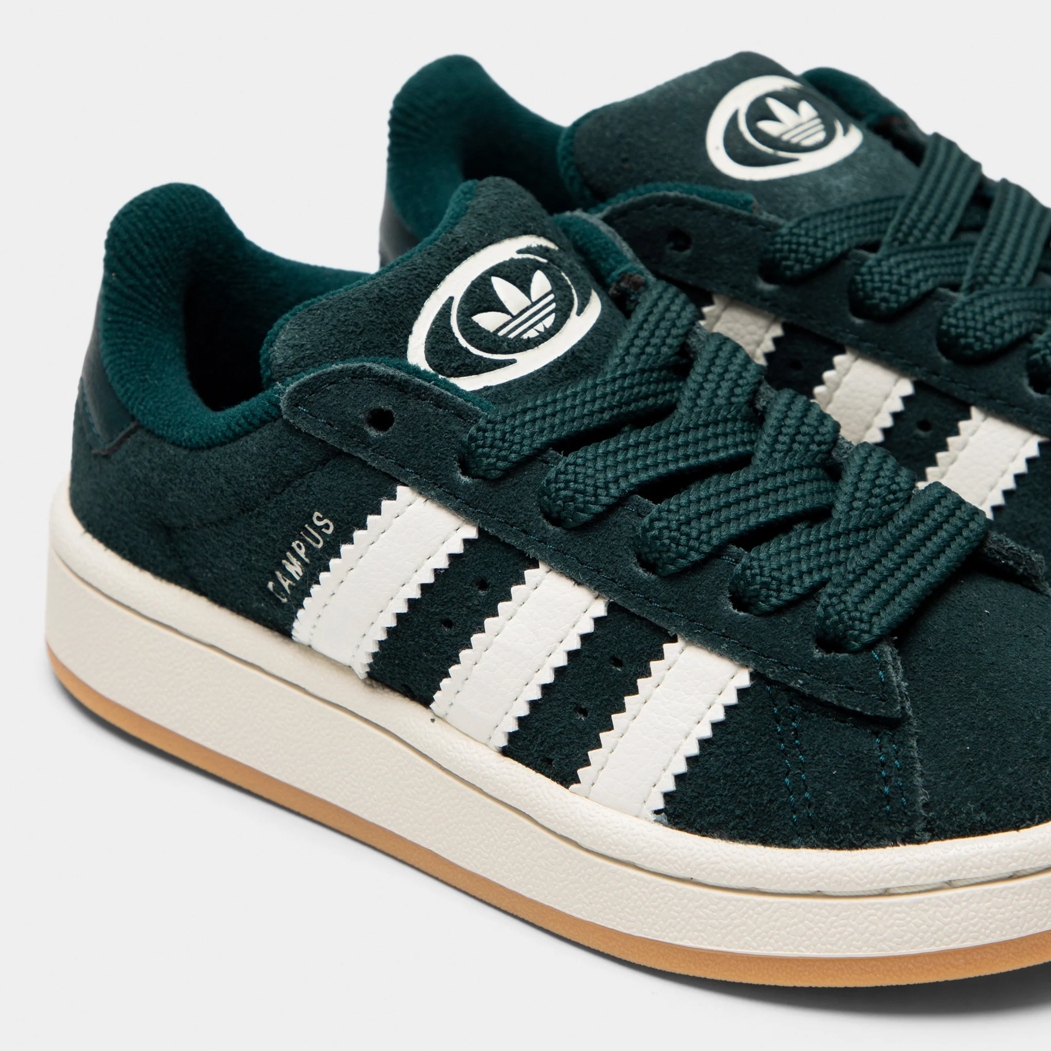 adidas Children's Campus 00s Aurora Ivy / White - Gum - Image 3