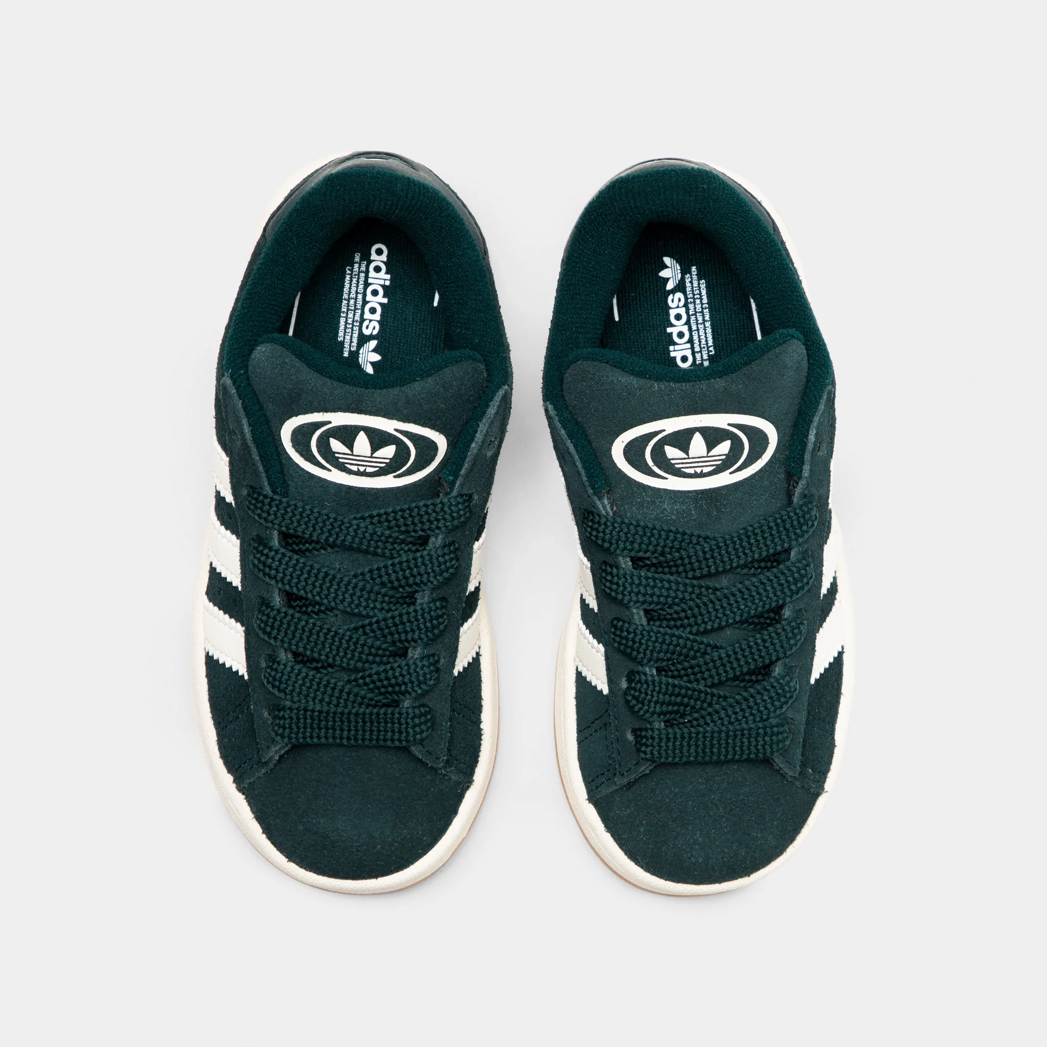 adidas Children's Campus 00s Aurora Ivy / White - Gum - Image 5