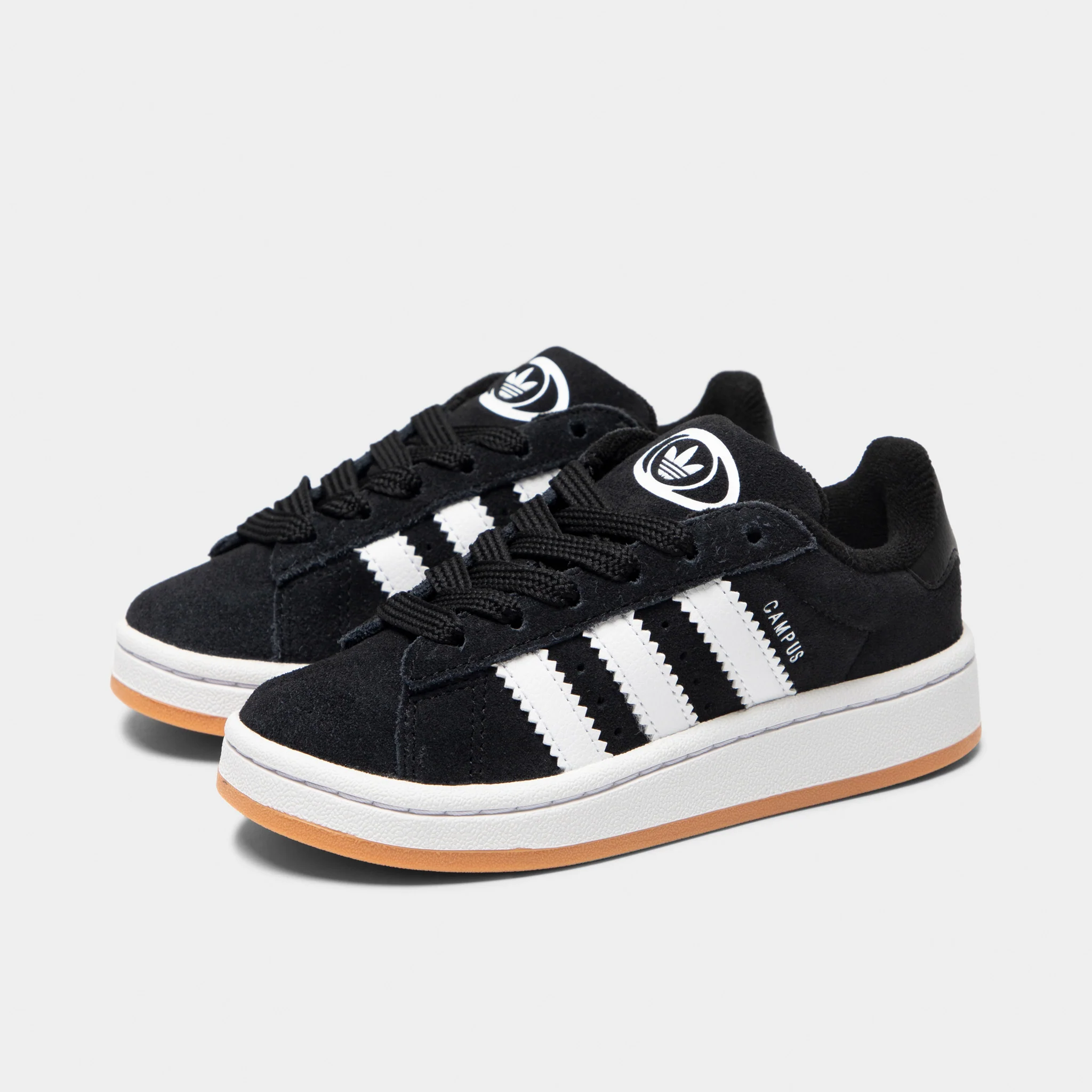 adidas Children's Campus 00s Core Black / White - Gum - Image 2