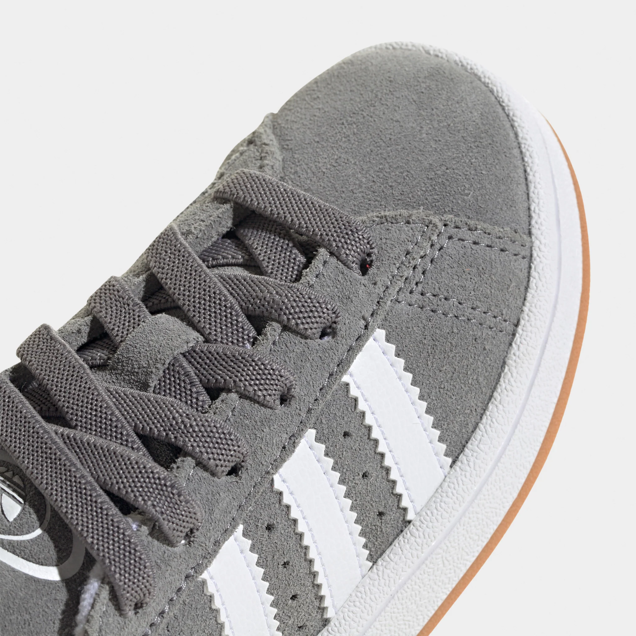 adidas Children's Campus 00s Grey Three / White - Gum - Image 3