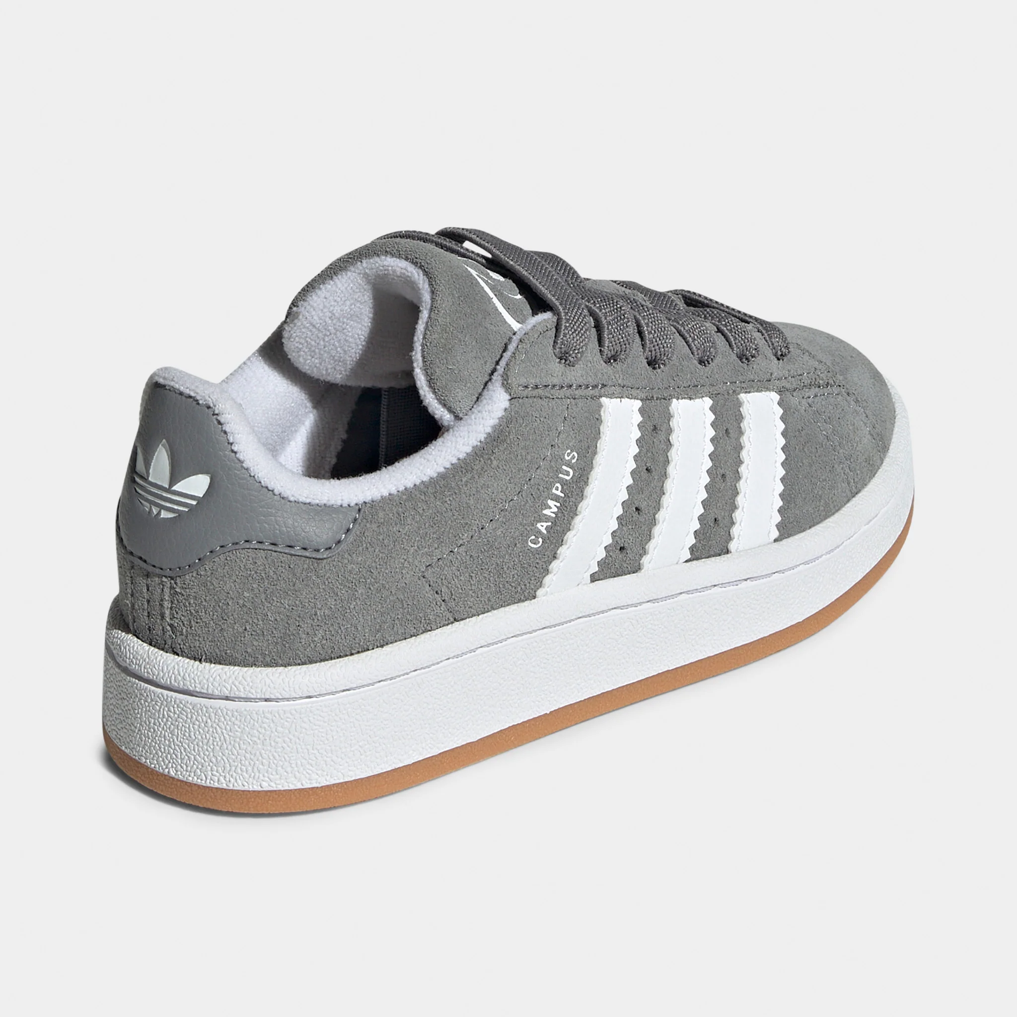 adidas Children's Campus 00s Grey Three / White - Gum - Image 4