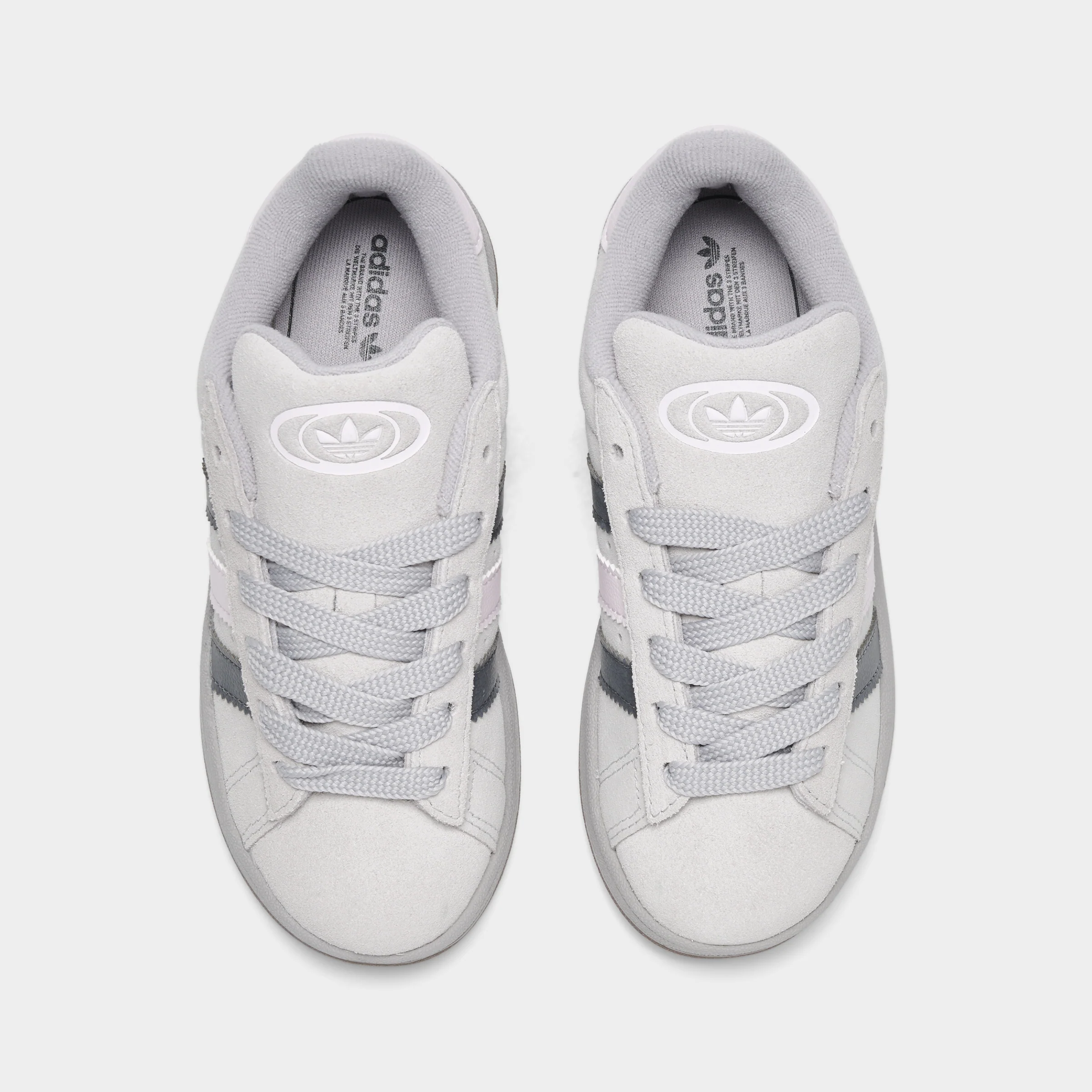 adidas Children's Campus 00s Grey Two / Grey Five - Almost Pink - Image 5