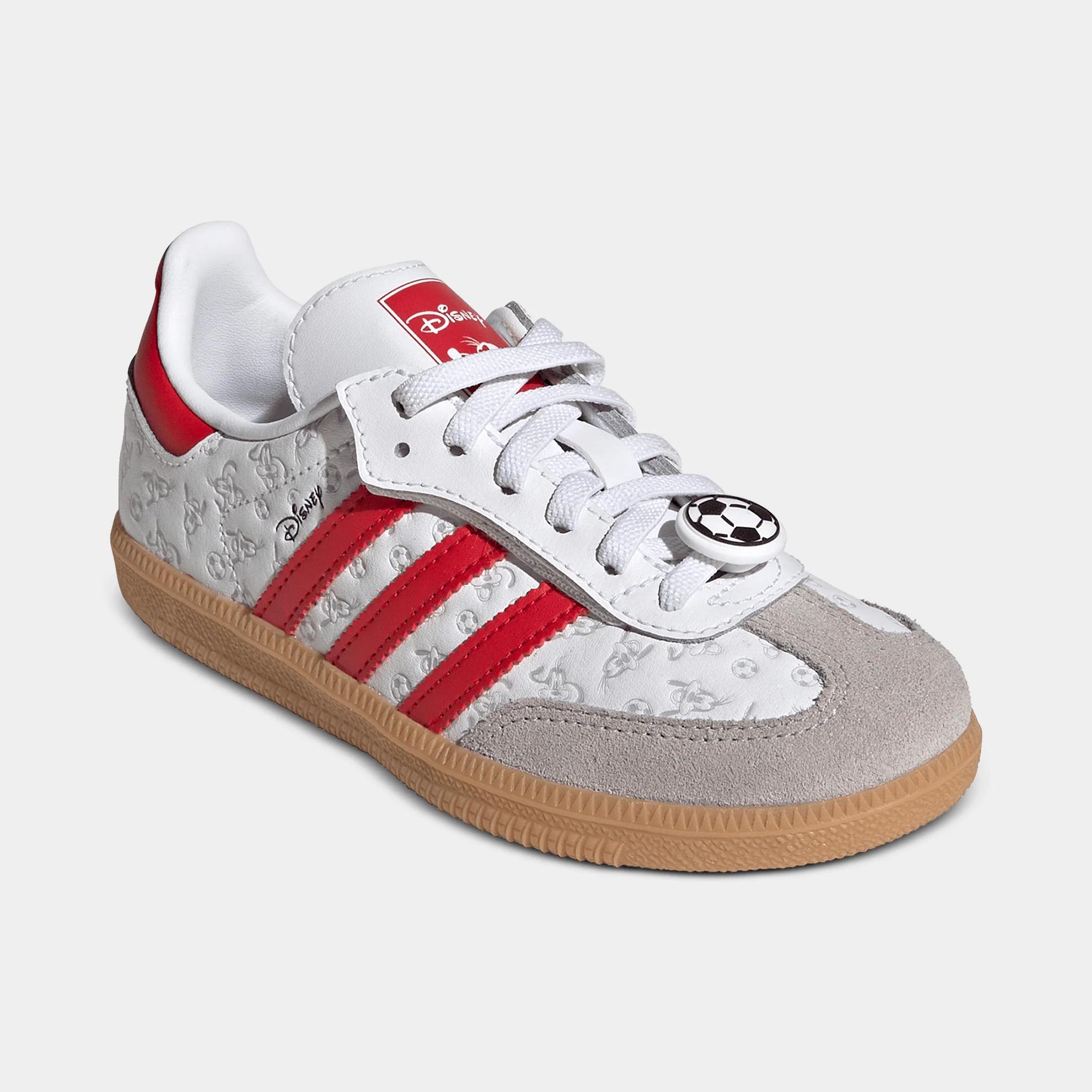 adidas Children's Samba OG White / Better Scarlet - Gum - Image 3