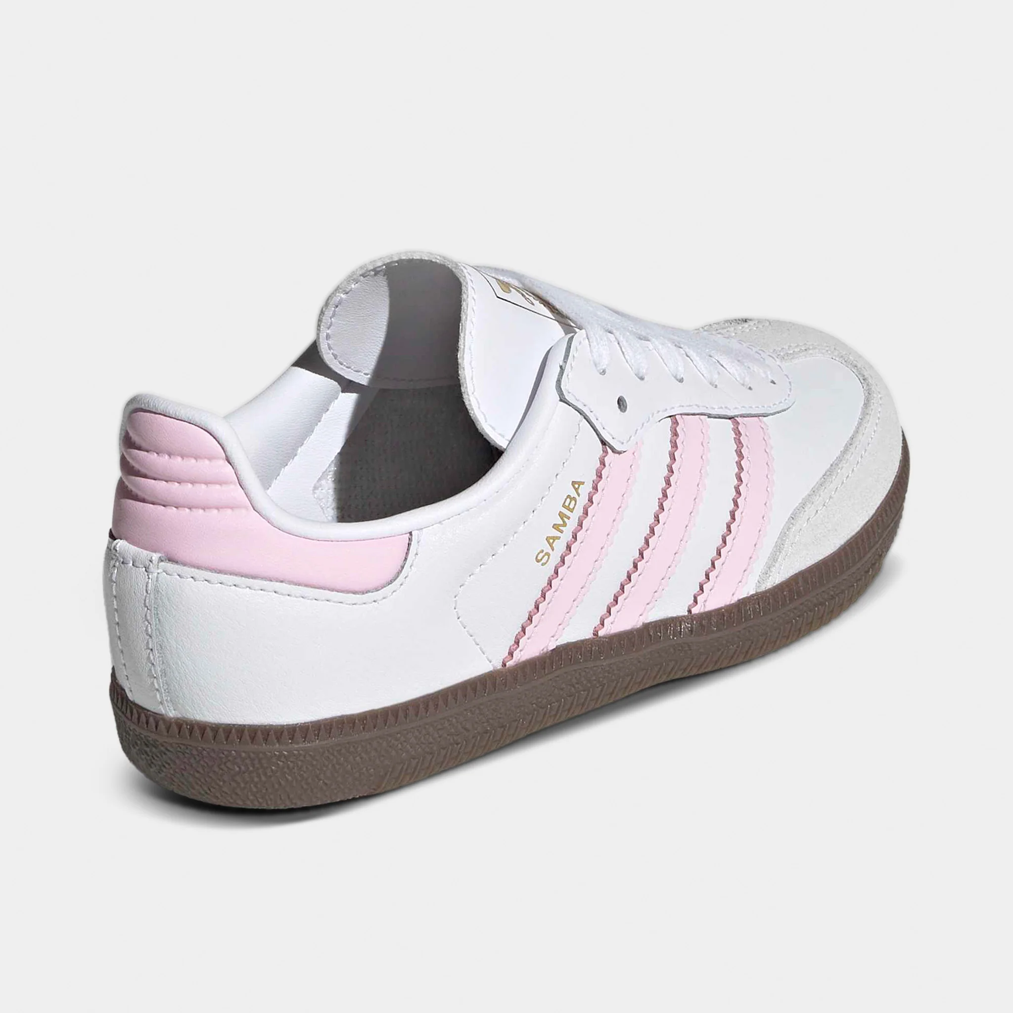 adidas Children's Samba OG White / Cloud Pink - Gum - Image 3
