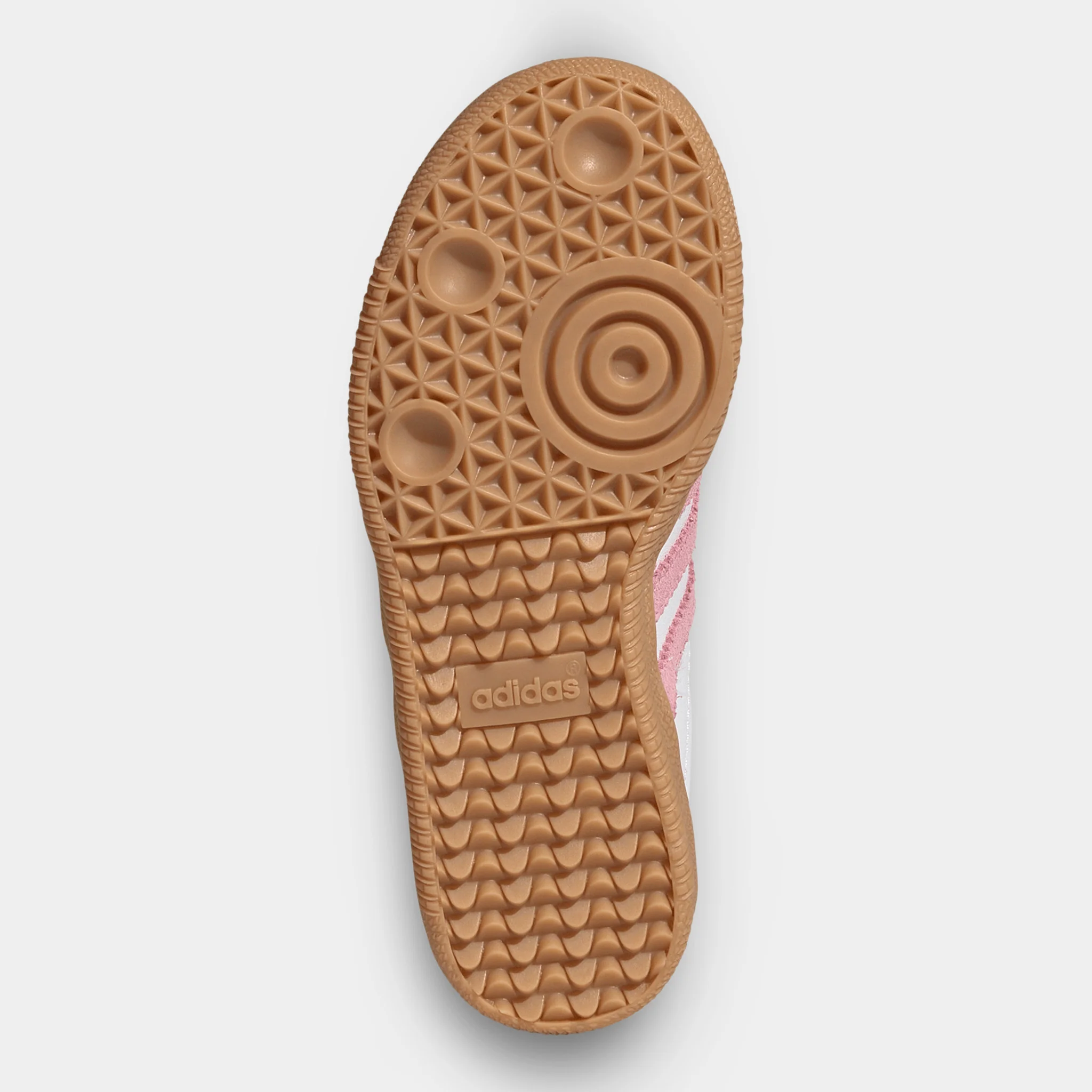 adidas Children's Samba White / Light Pink - Gum - Image 7