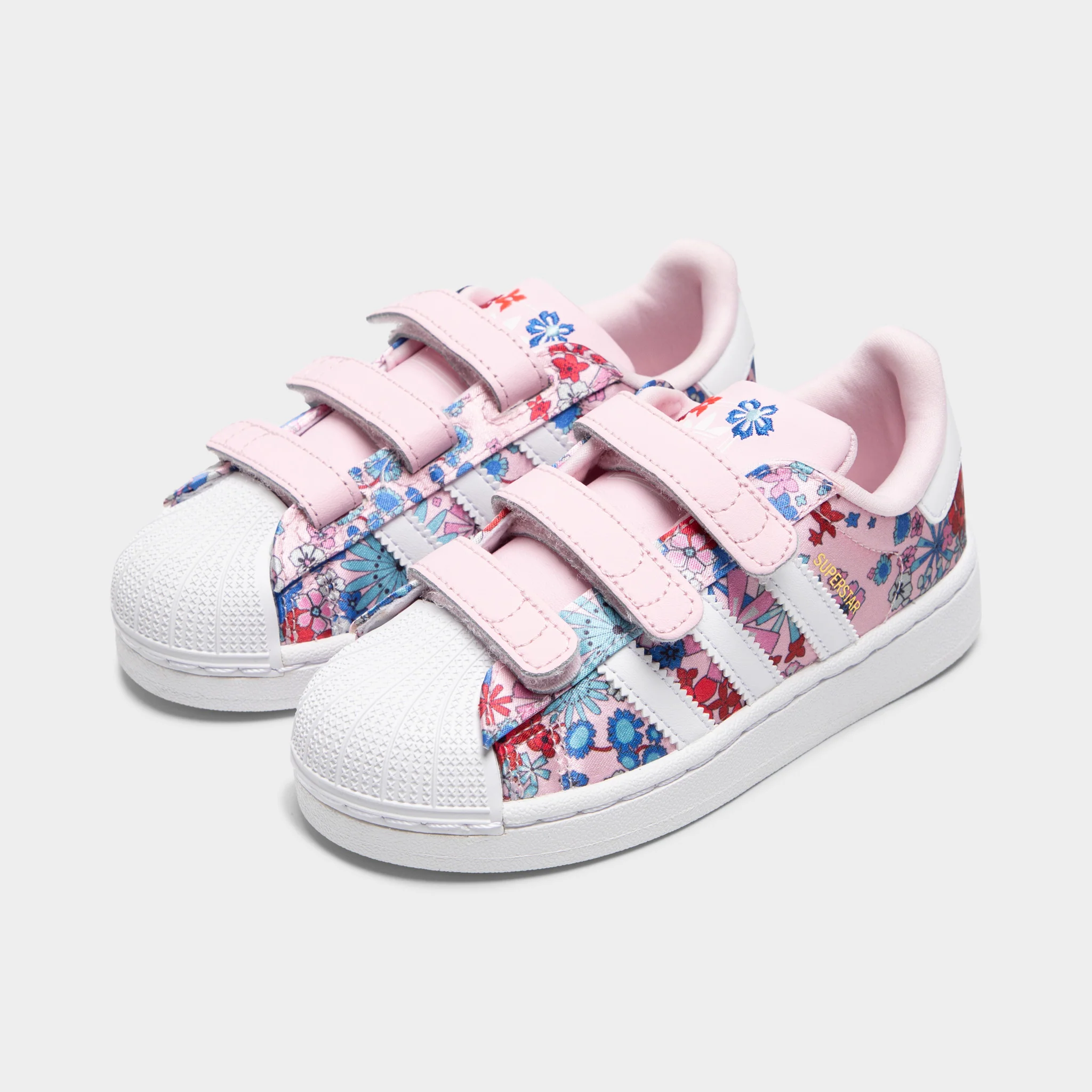 adidas Children's Superstar 2 Clear Pink / White - Light Pink - Image 2