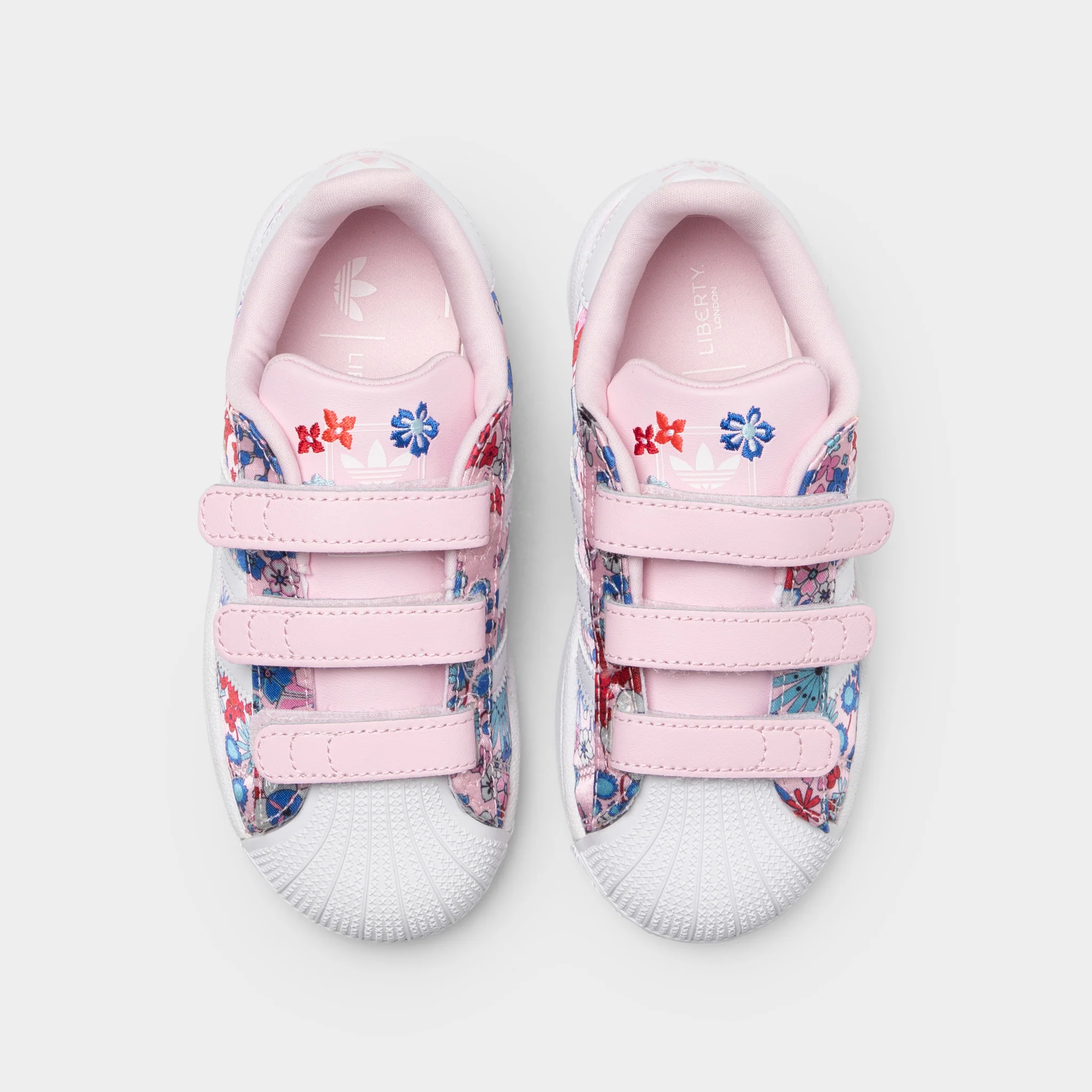 adidas Children's Superstar 2 Clear Pink / White - Light Pink - Image 5