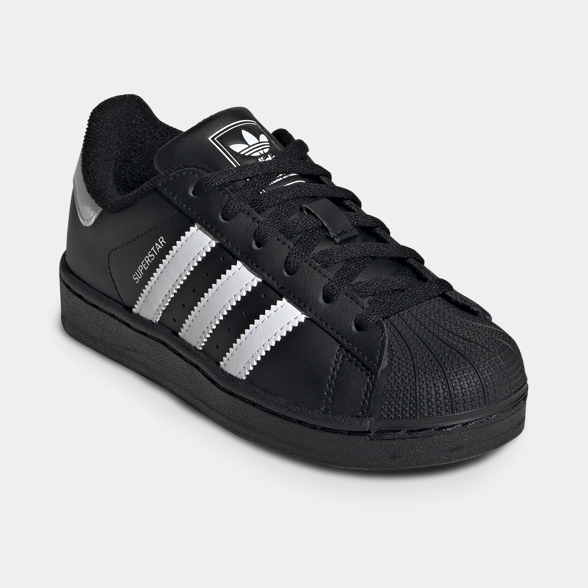 adidas Children's Superstar II Core Black / Footwear White - Image 2