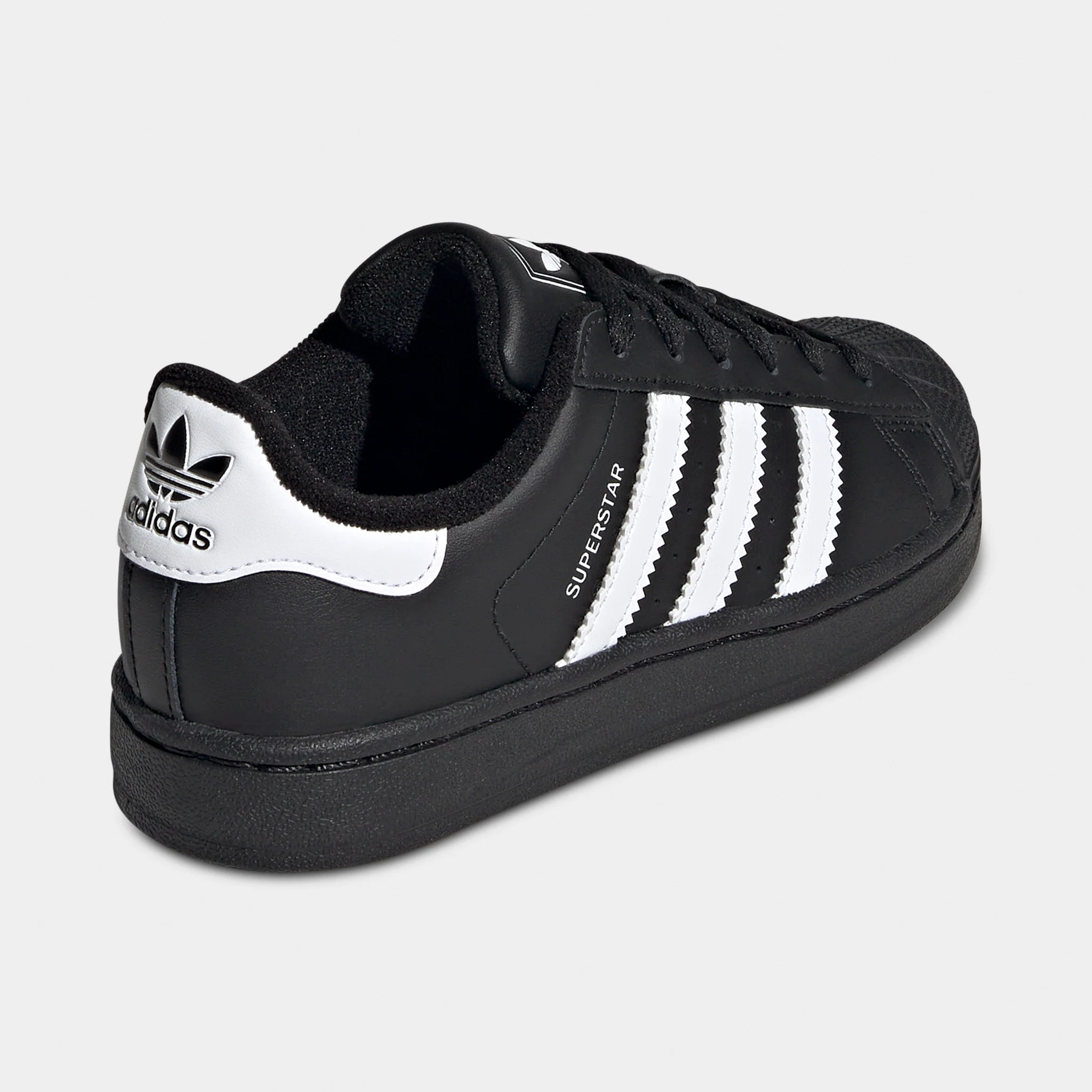 adidas Children's Superstar II Core Black / Footwear White - Image 4