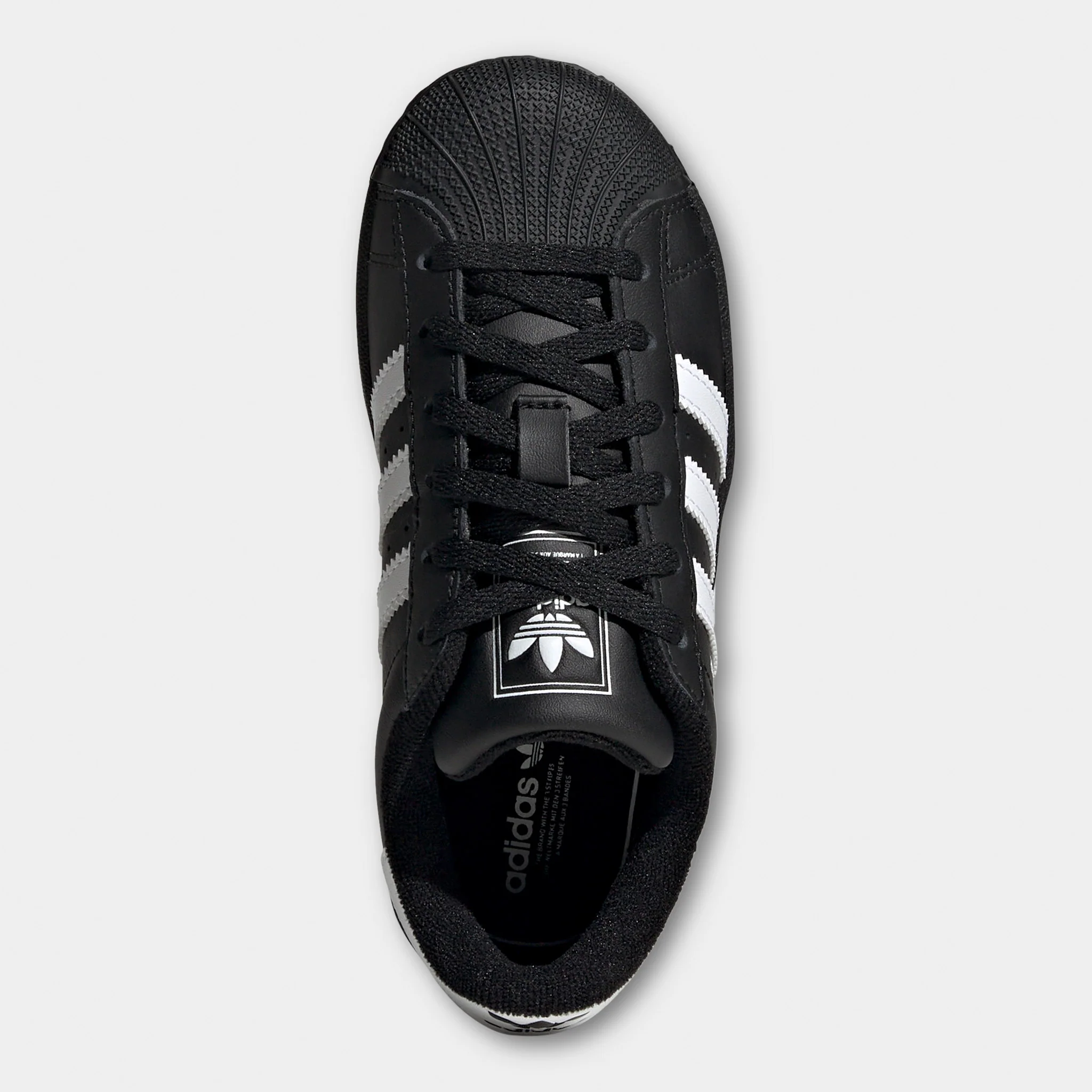 adidas Children's Superstar II Core Black / Footwear White - Image 5