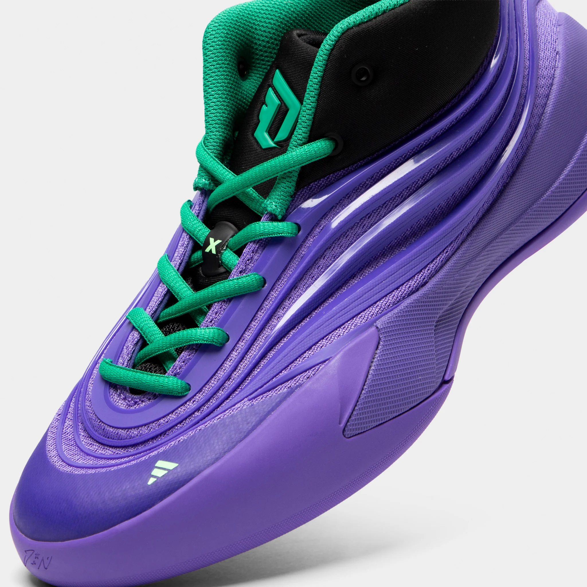 adidas Dame X Purrus Black / Purple - Image 3