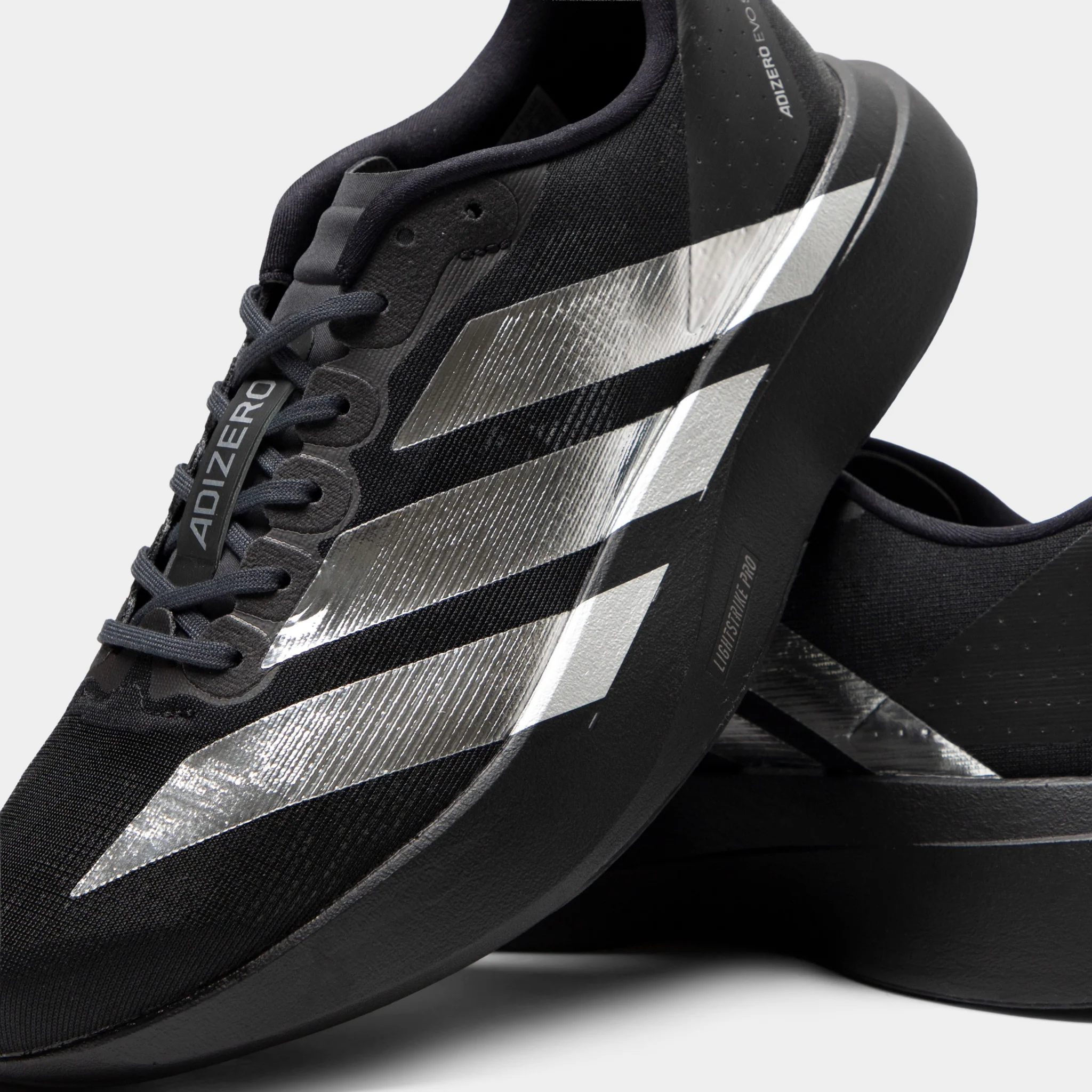 adidas EVO SLCore Black /  Metallic Silver - Image 3