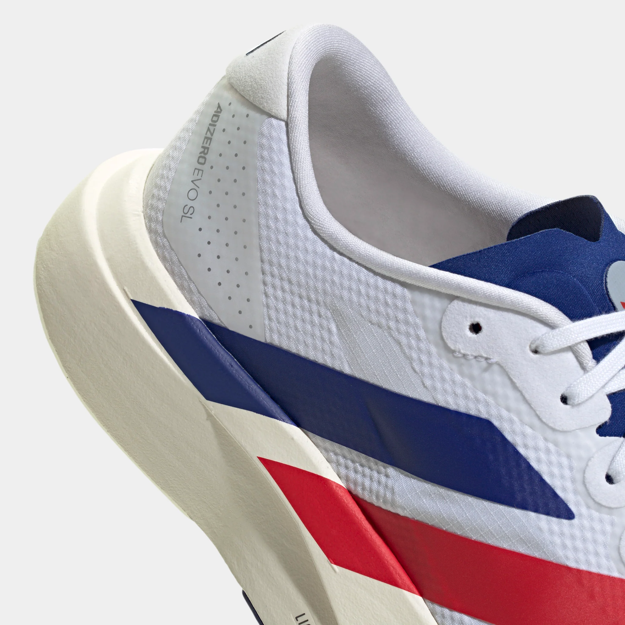 adidas Evo SL Ftw White / Mystery Ink - Pure Ruby - Image 4