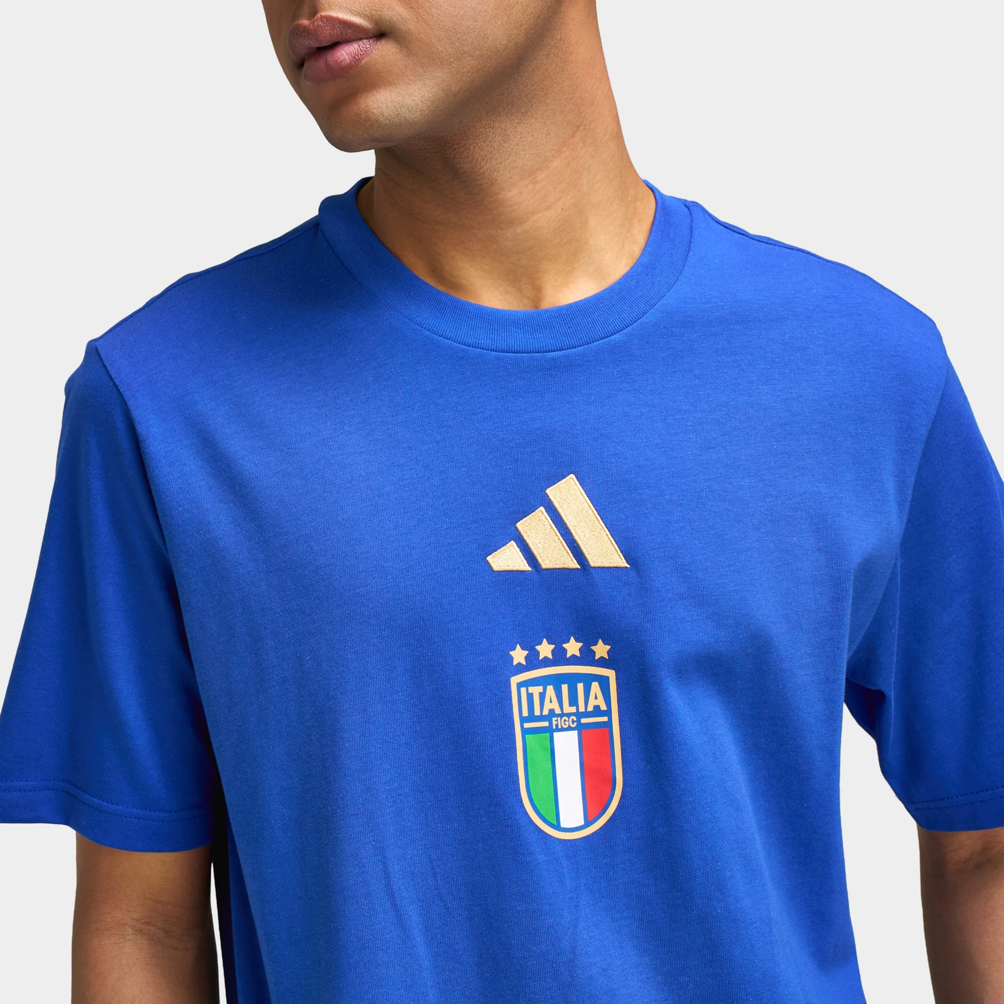 adidas FIGC DNA GR Tee / Bold Blue - Image 3