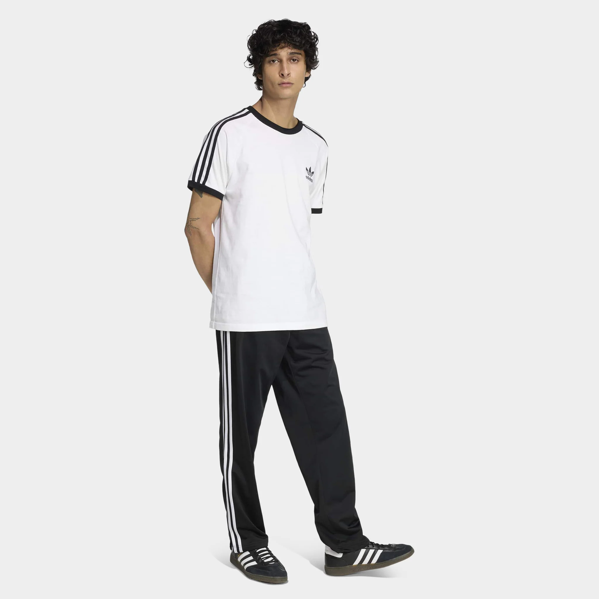 adidas FIREBIRD TRACK PANTS / BLACK - Image 5