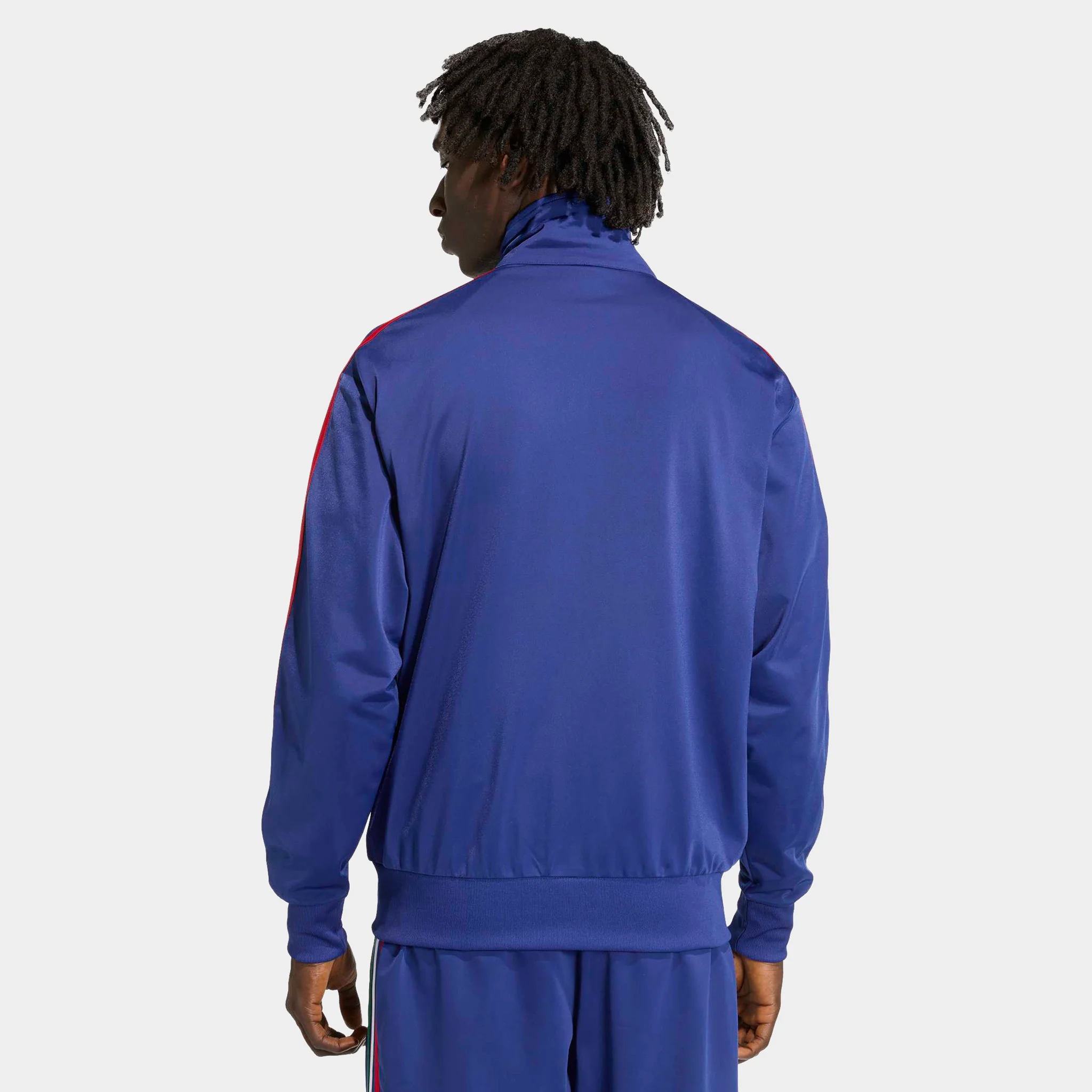 adidas Firebird Track Top Victory Blue / Bold Green - White - Image 2