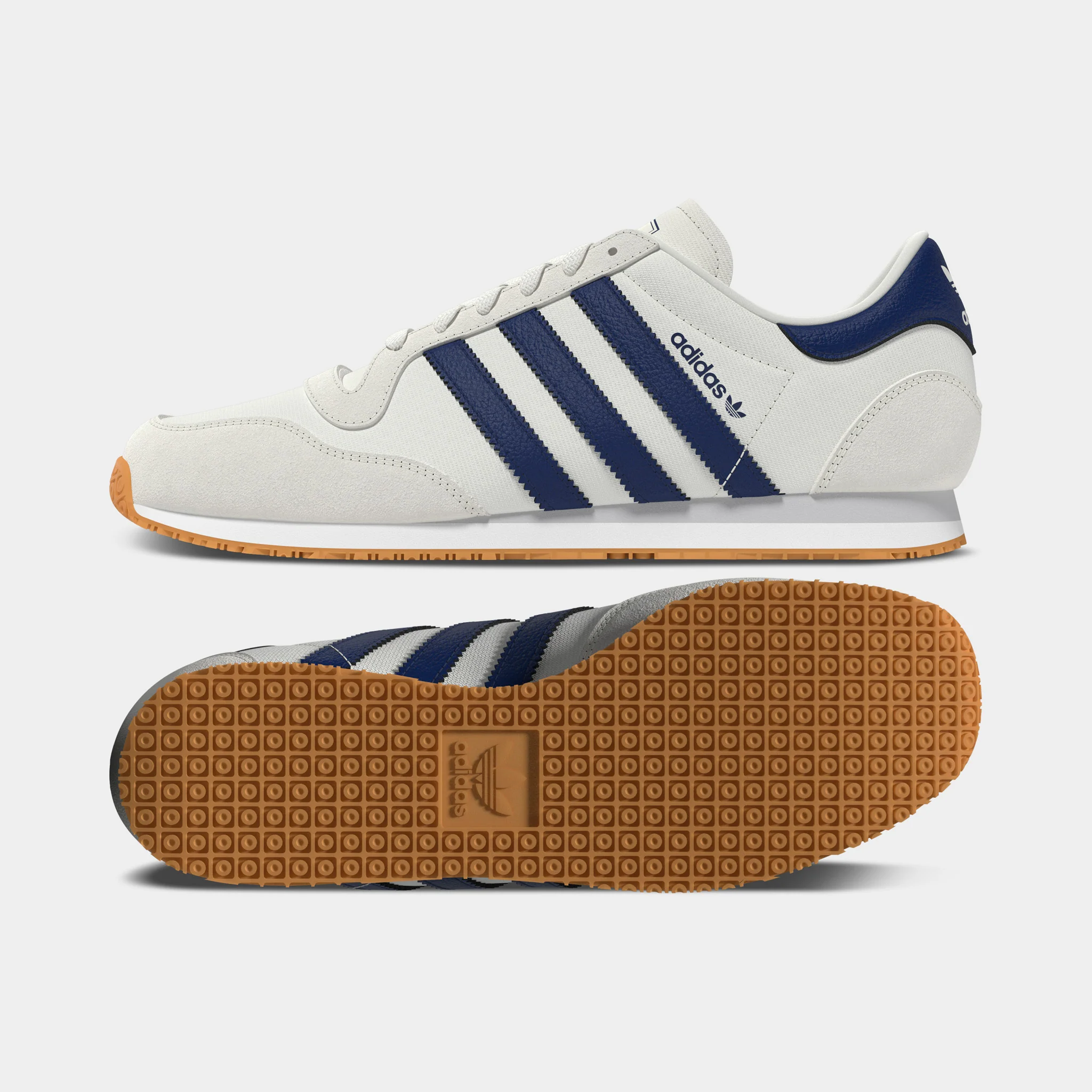 adidas Galaxy OG Off White / Dark Blue - Future White - Image 3